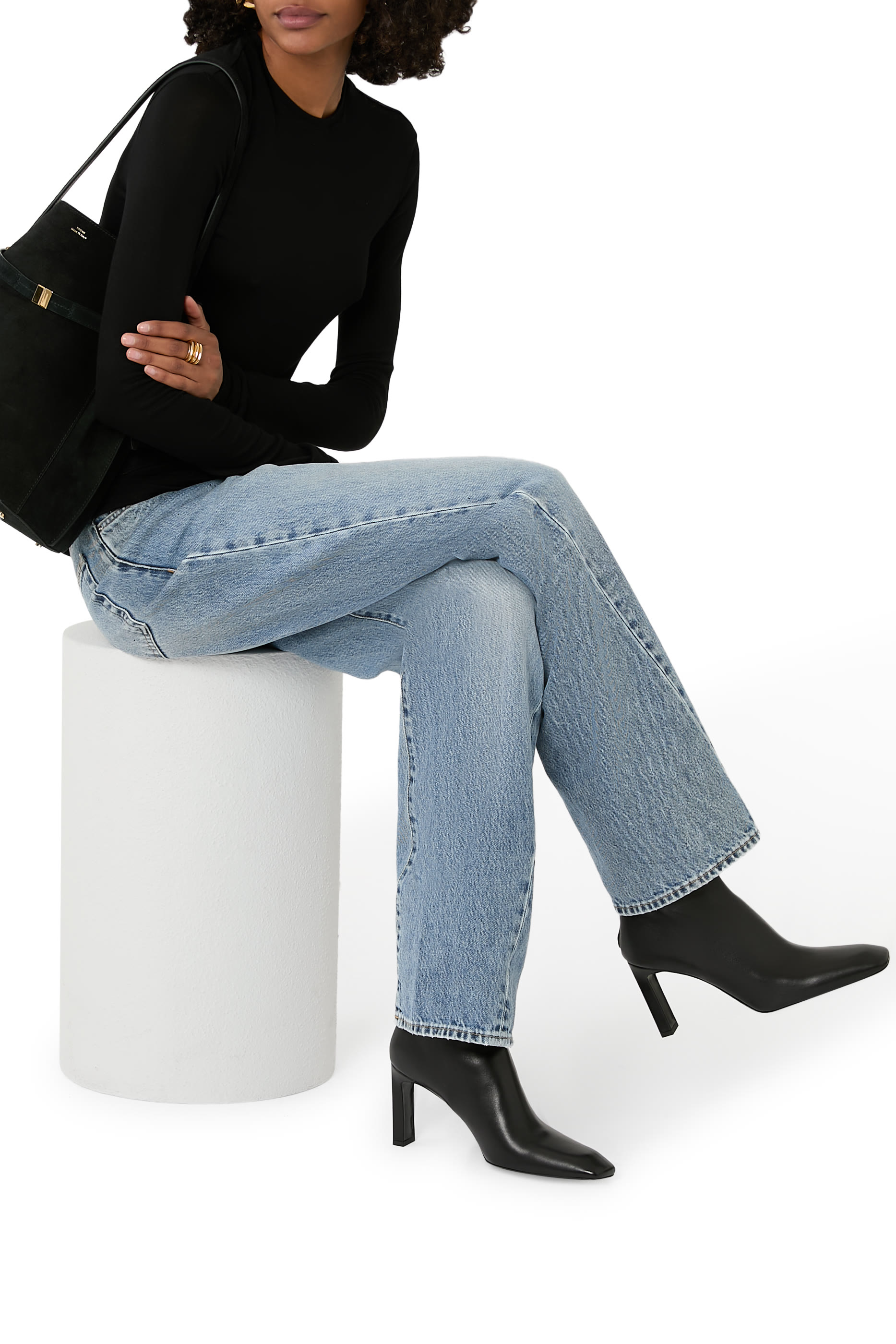 بوت 85 جلد لامع