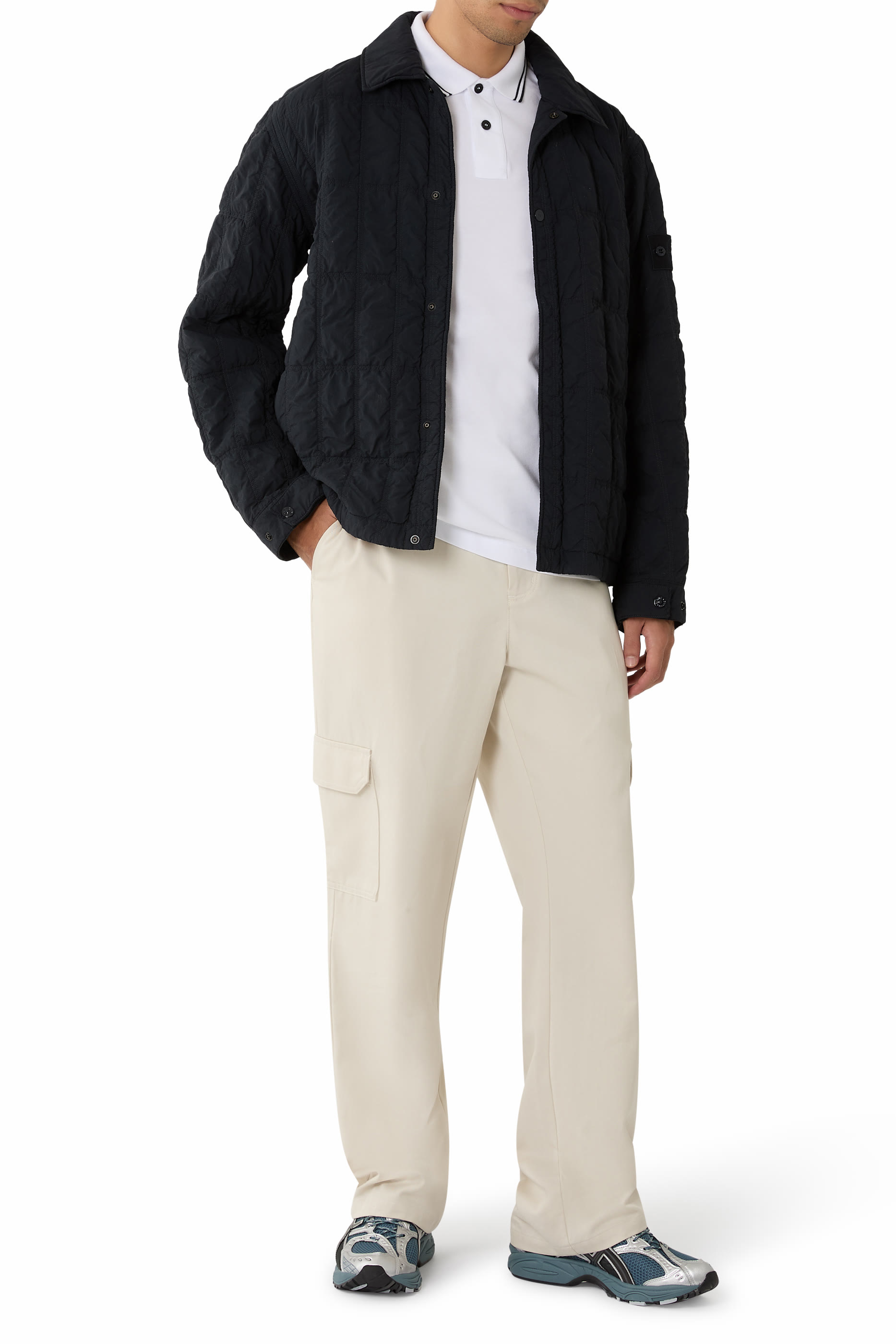 قميص بولو بأكمام طويلة