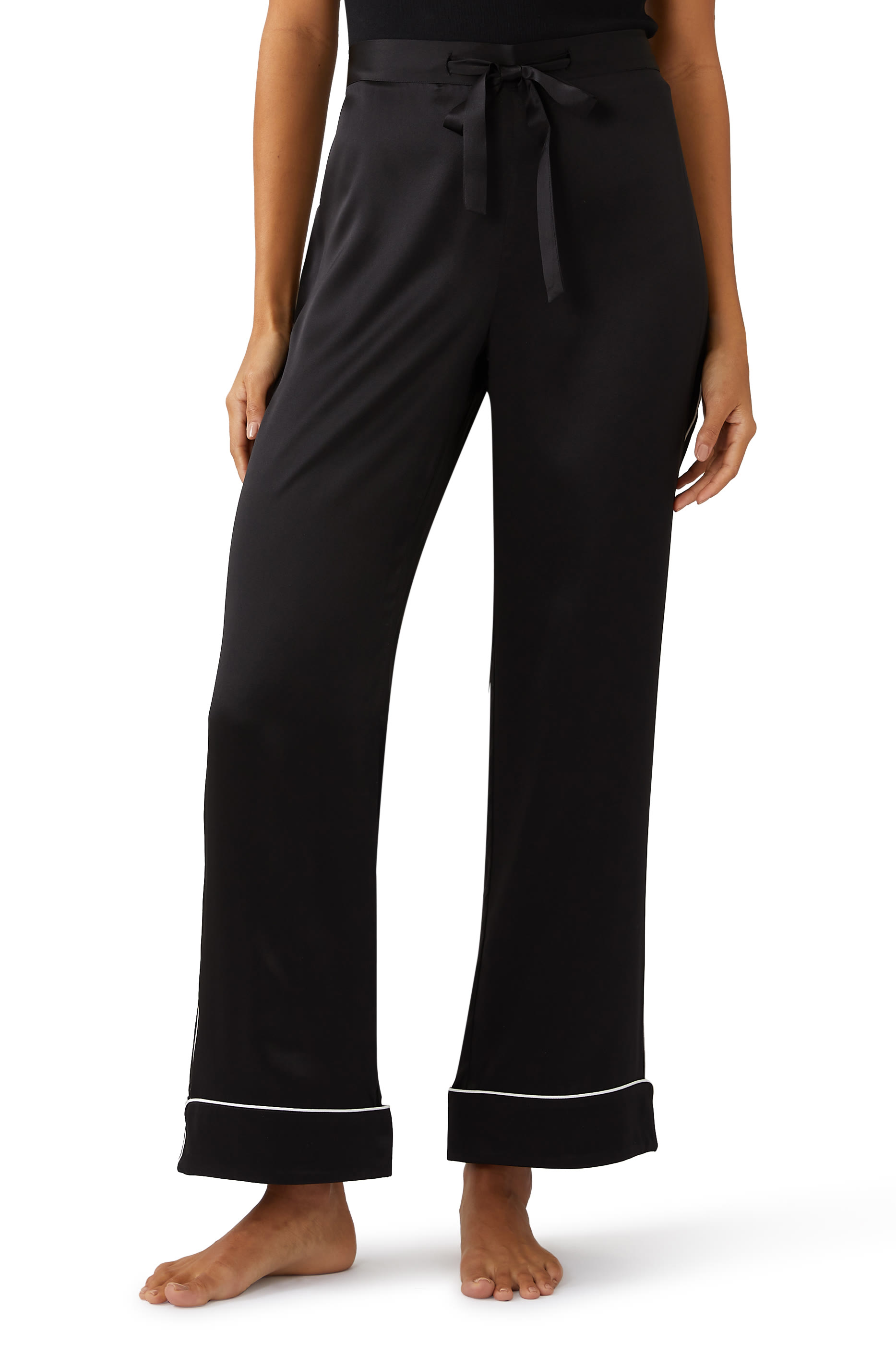 طقم بيجامة كوكو ساتان حريري