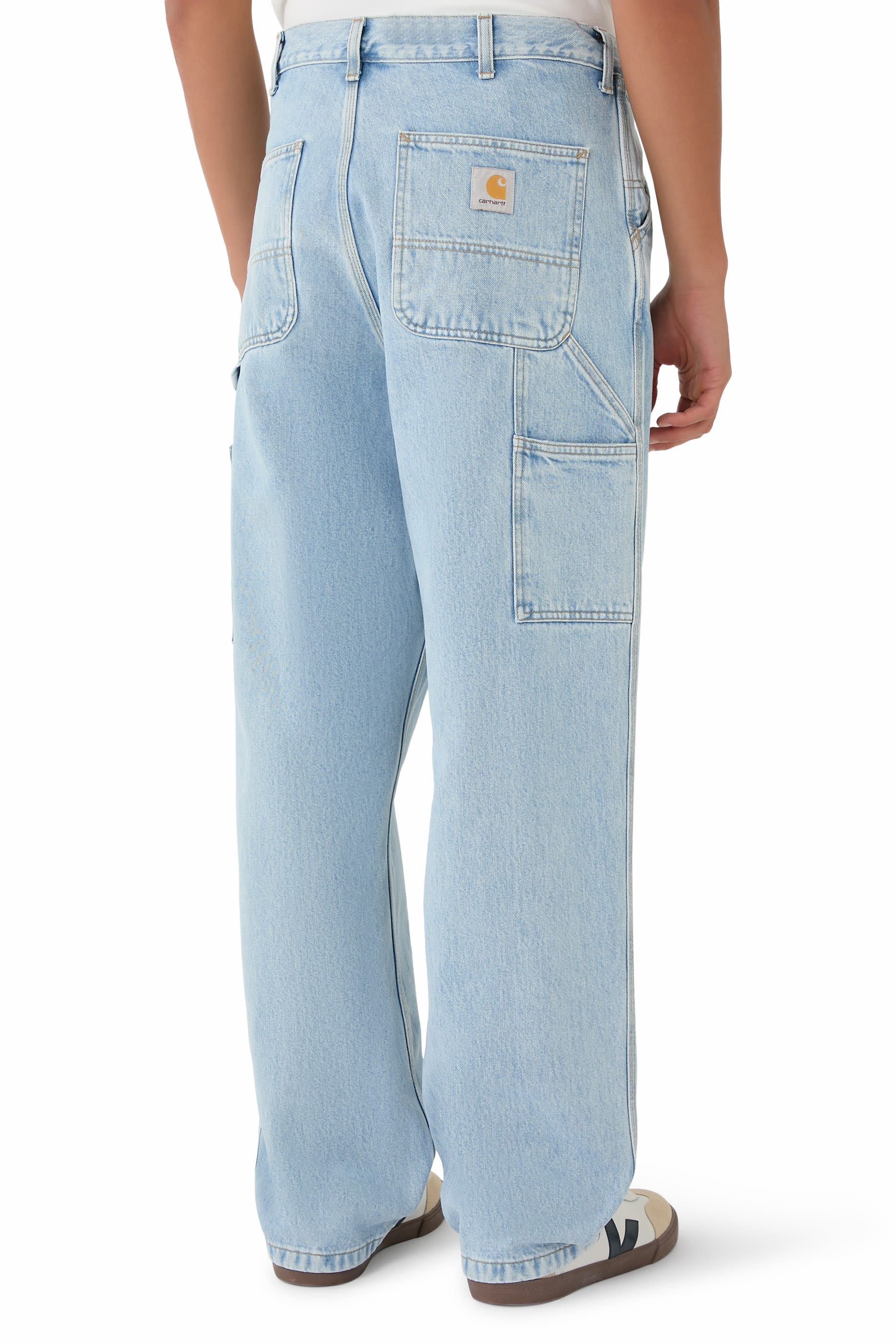 بنطال جينز سنجل ني دينم