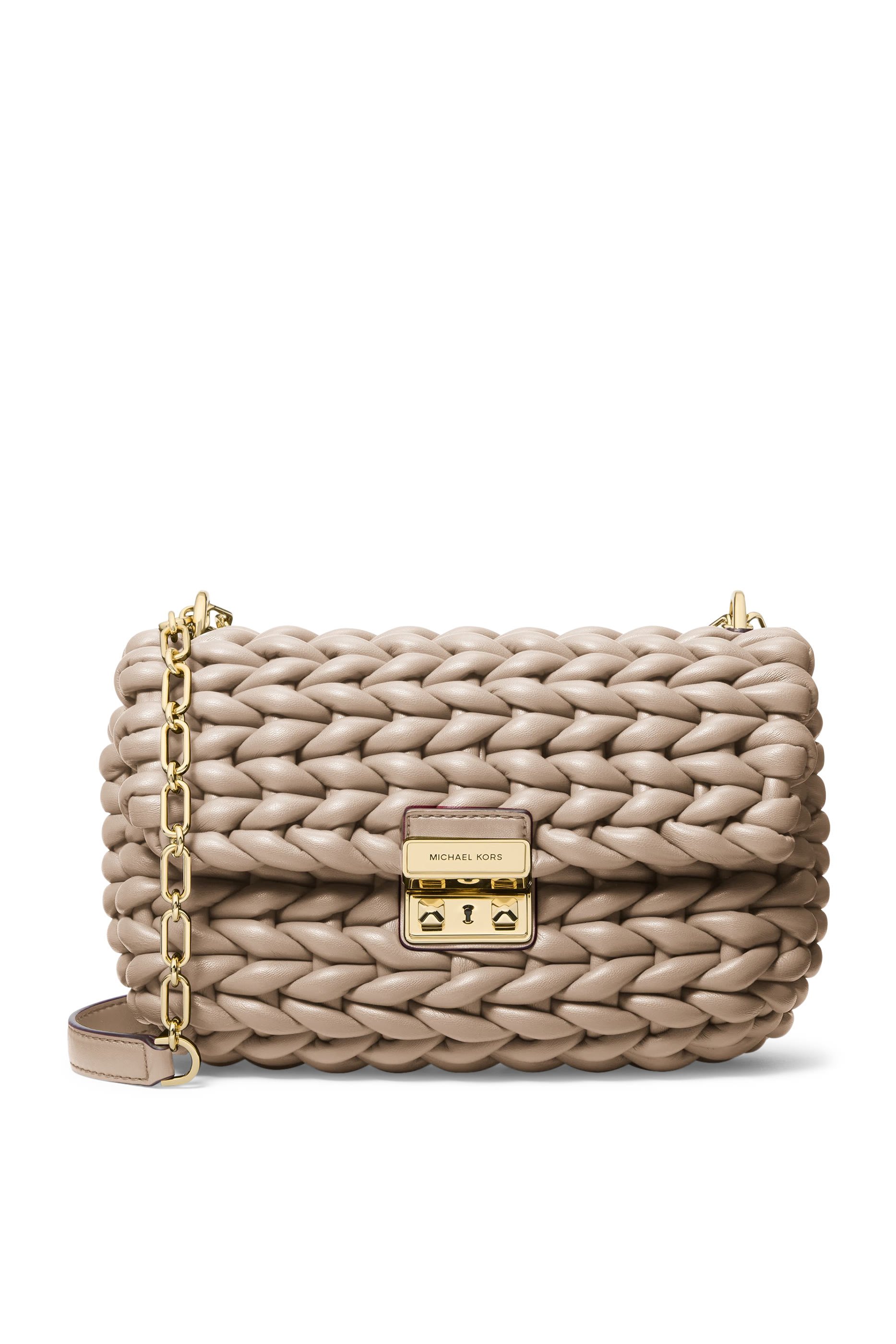 Tribeca Large Hand-Braided Leather Shoulder Bag
