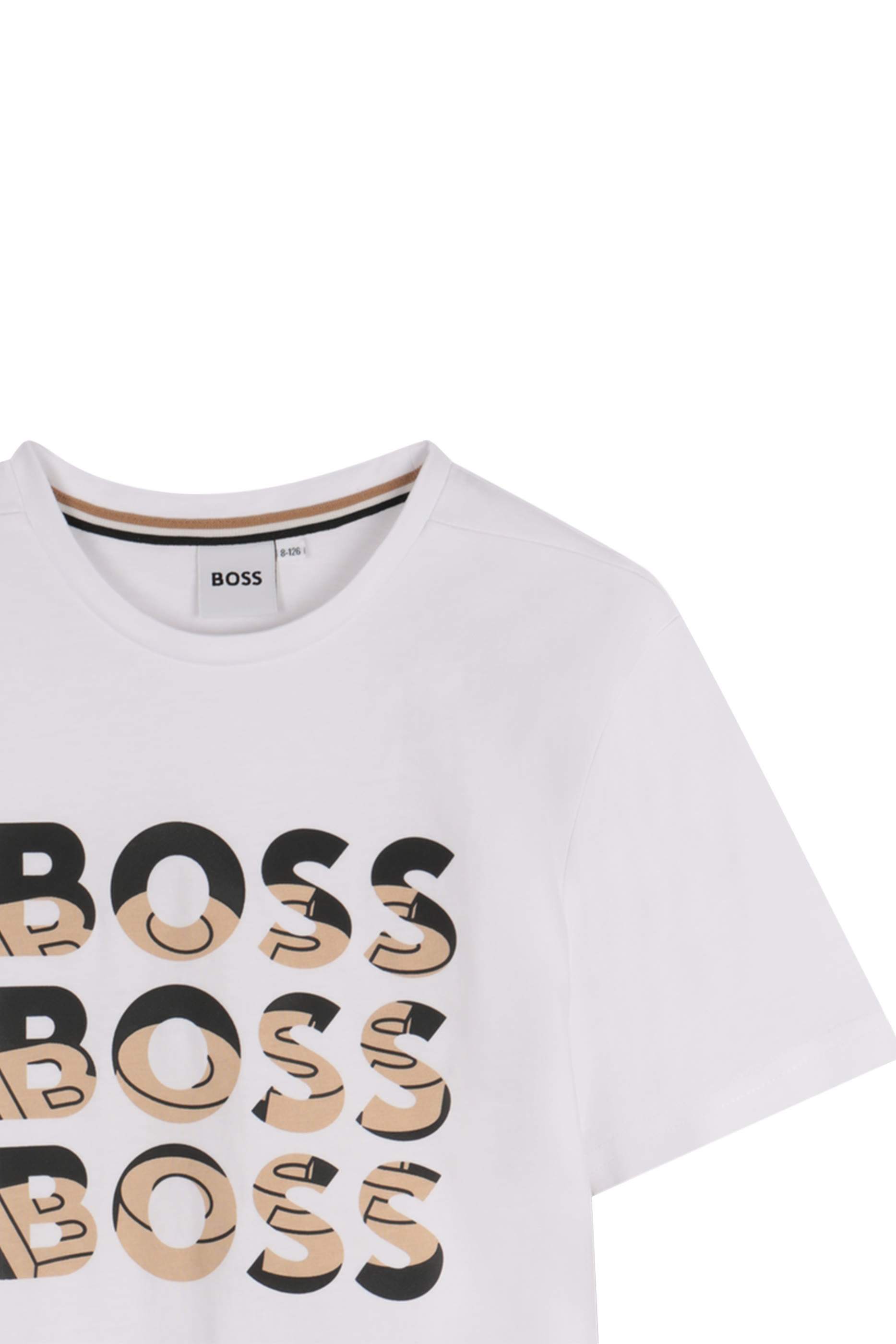 تيشيرت بشعار الماركة للأطفال