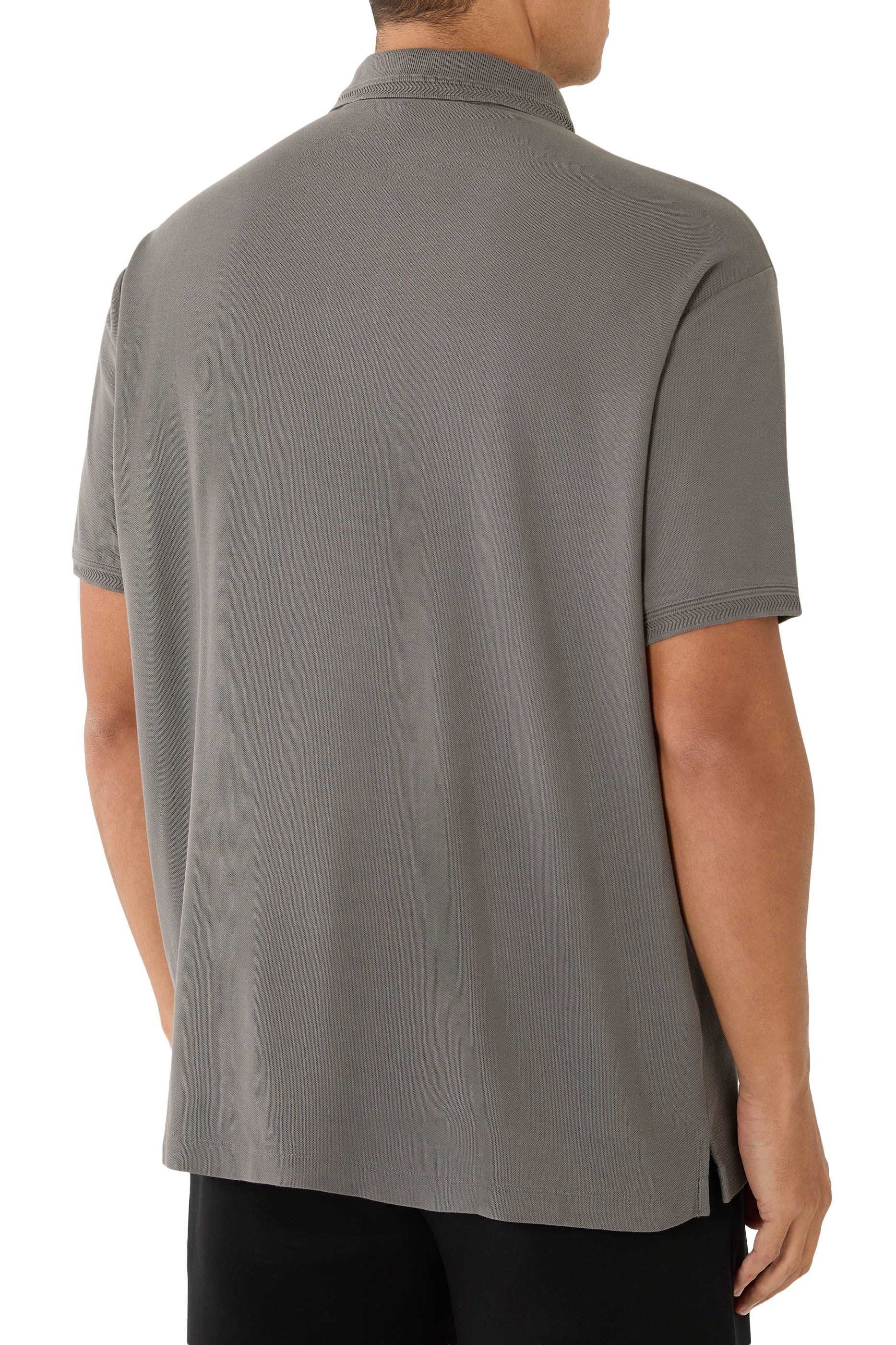 قميص بولو برقعة شعار الماركة جيرسيه