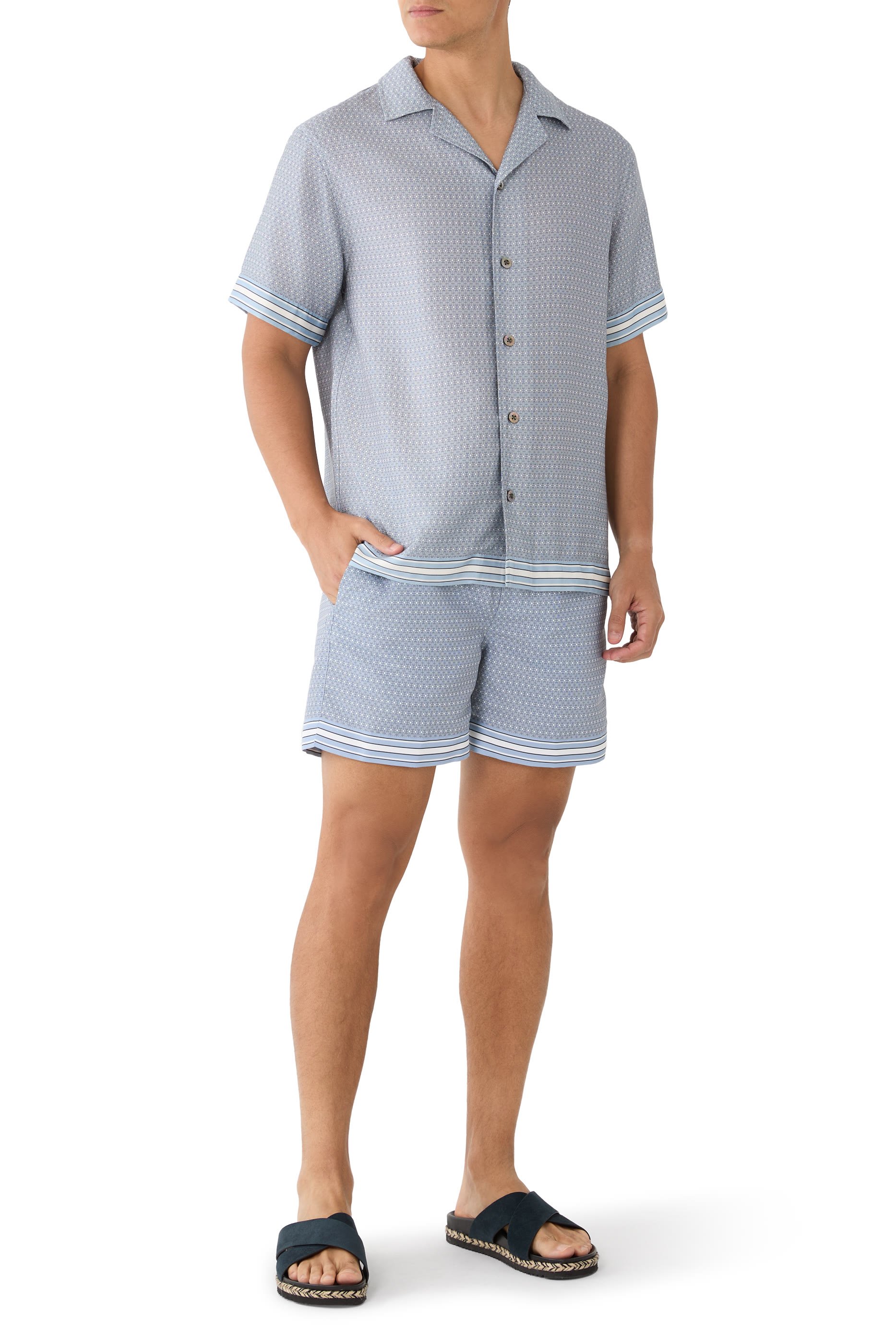 قميص لوسينا بنقشة