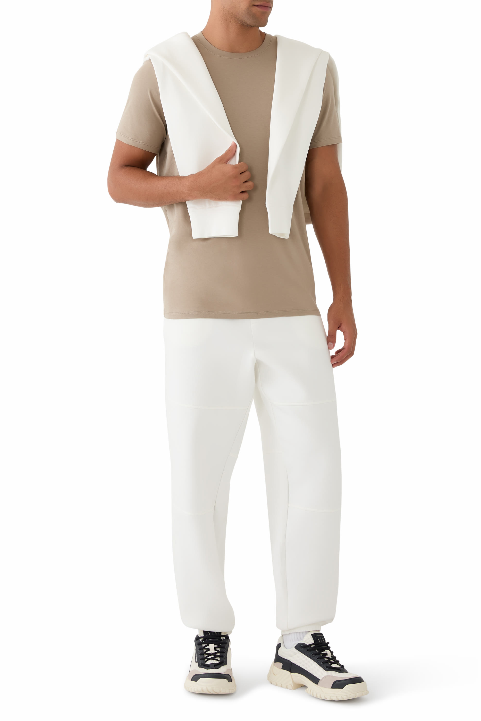 بنطال رياضي بوندد قماش مطاطي