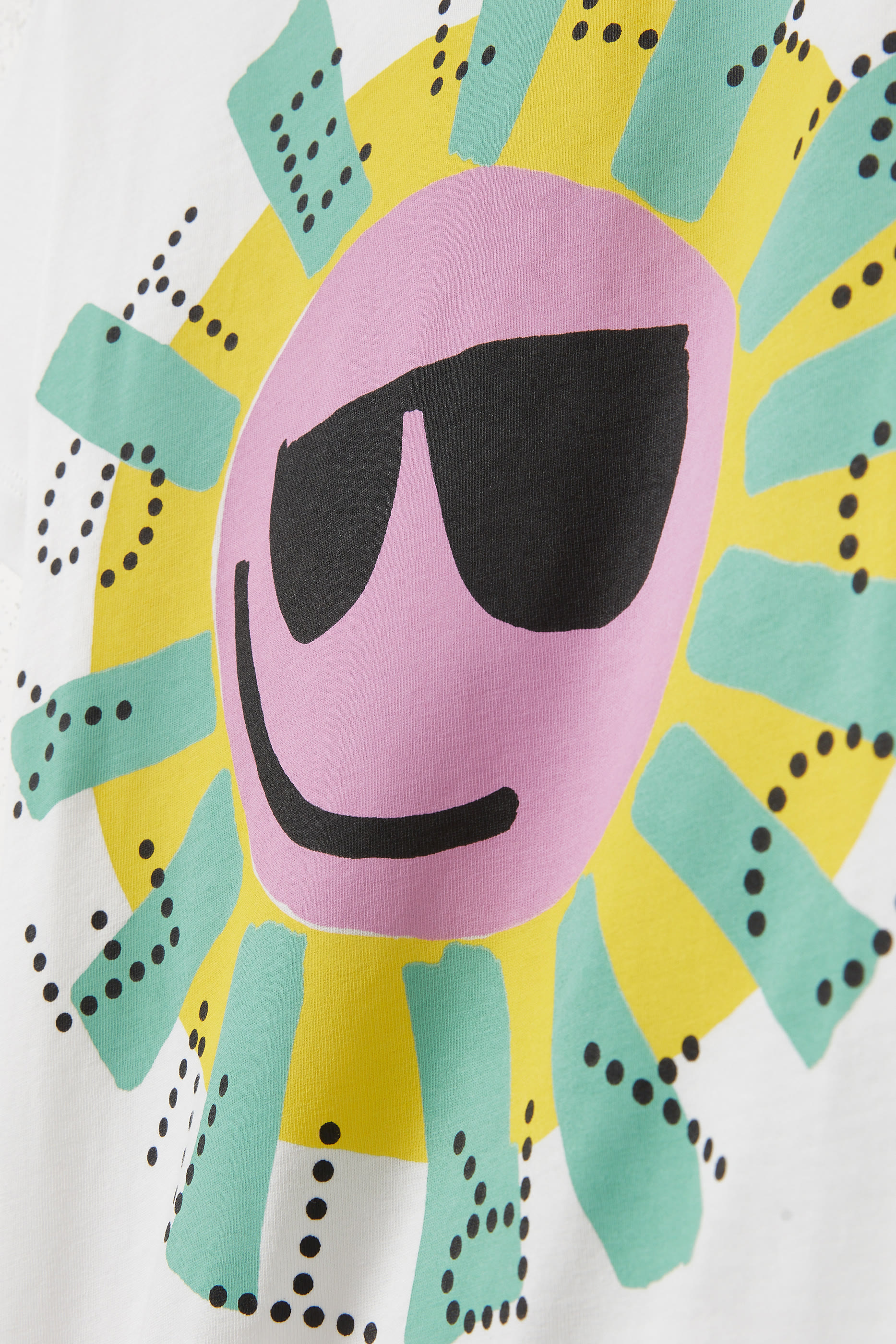 تيشيرت قطن بطبعة للأطفال