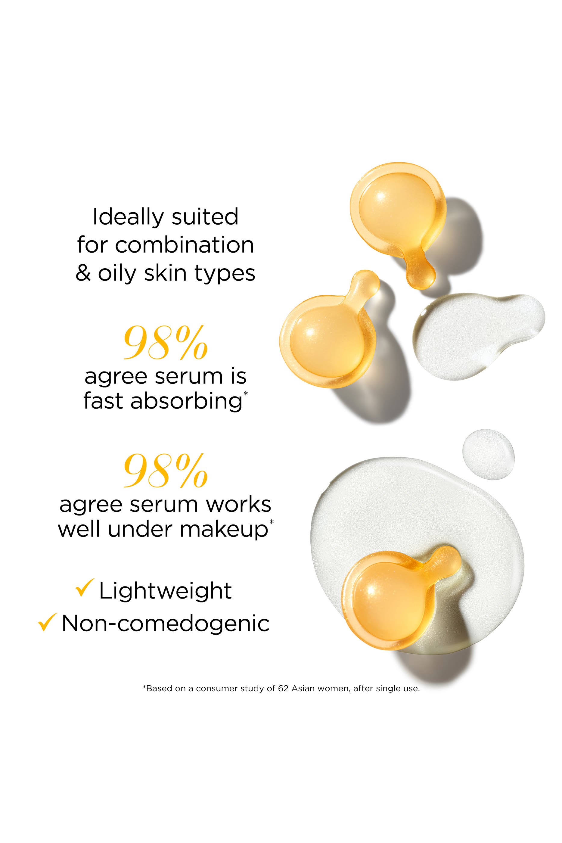 كبسولات بسيروم السيراميد المطور والخفيف لتقوية البشرة وتحسينها، 90 قطعة