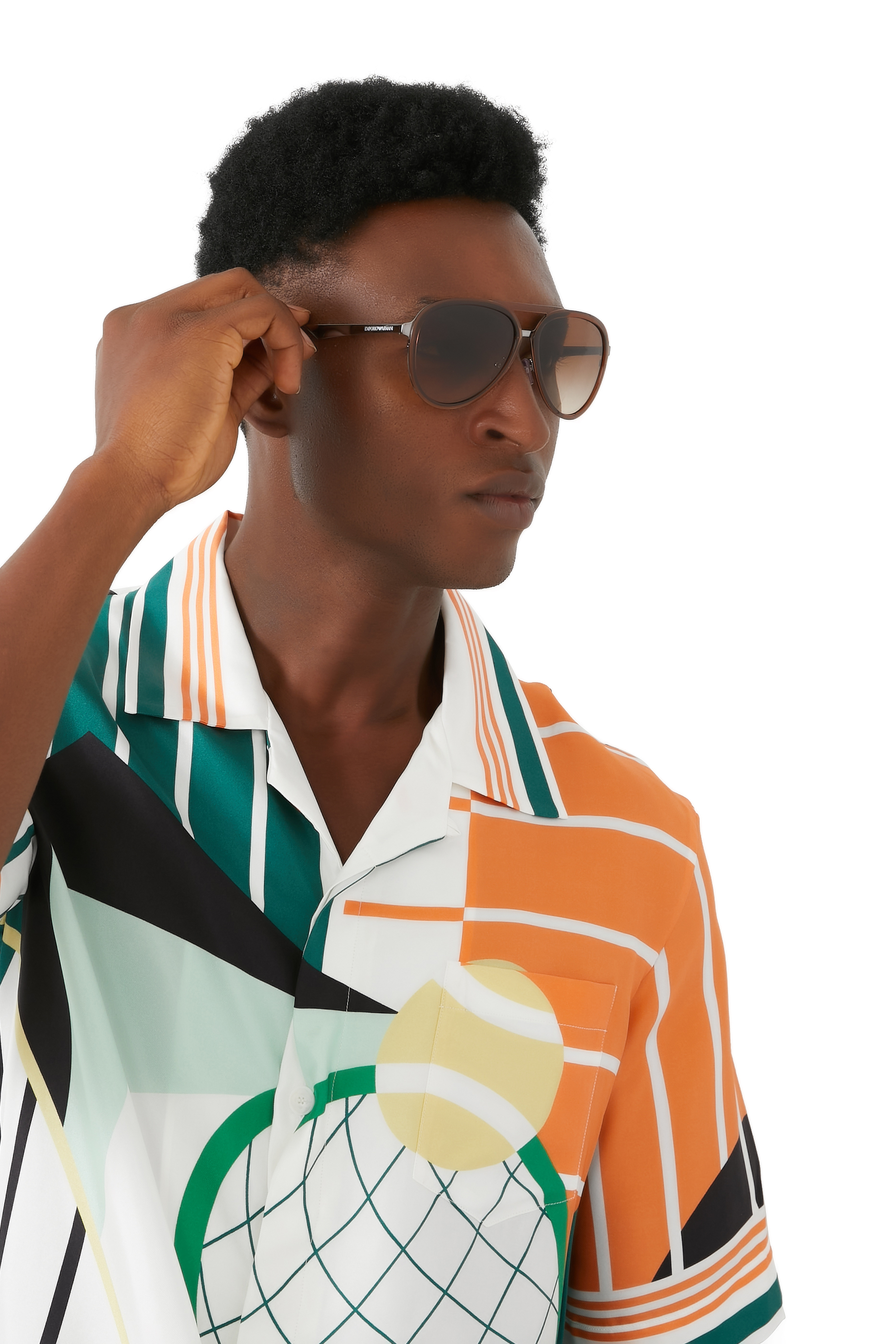 نظارة شمسية بإطار أفياتور مستدير