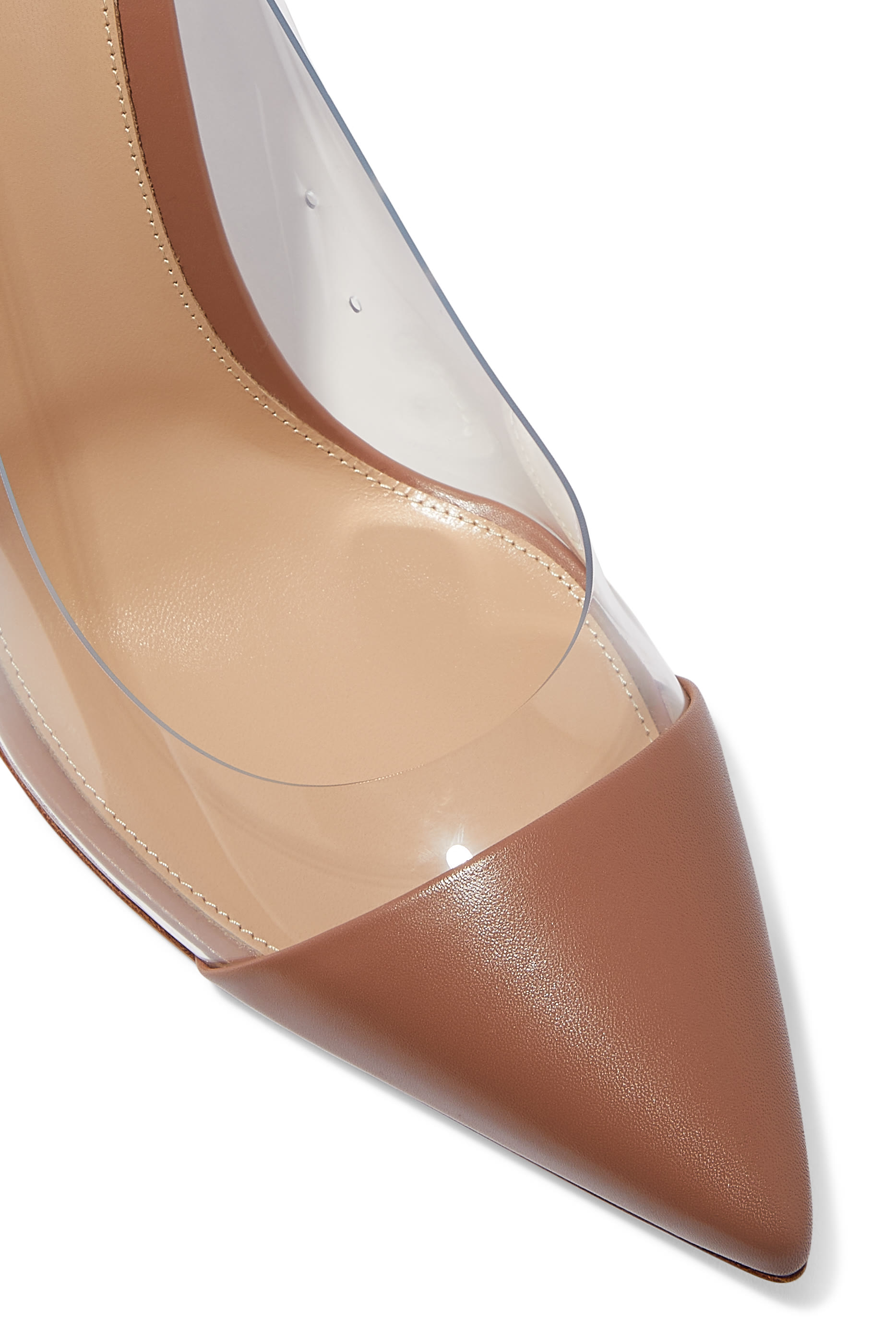 حذاء كلاسيك 105 جلد وأجزاء شفافة