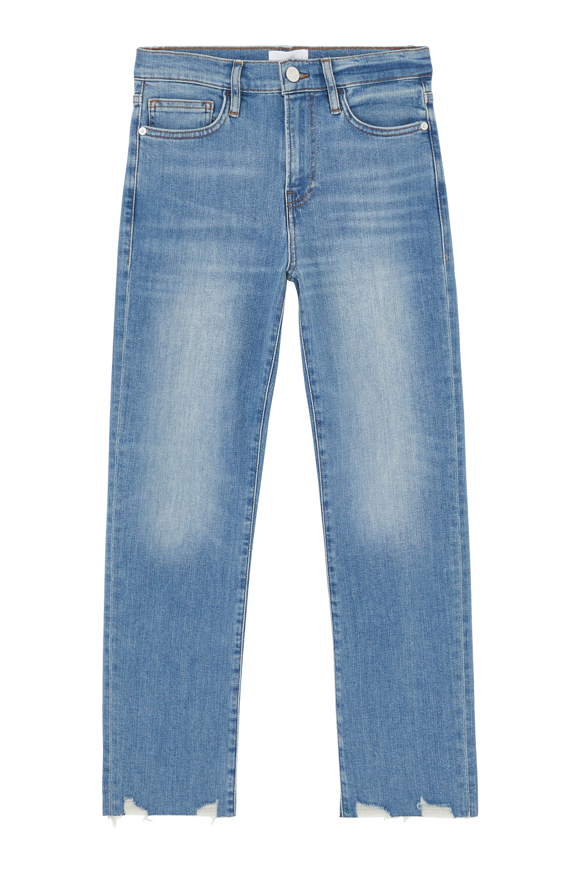 بنطال جينزلوهاي بقصة ساق مستقيمة