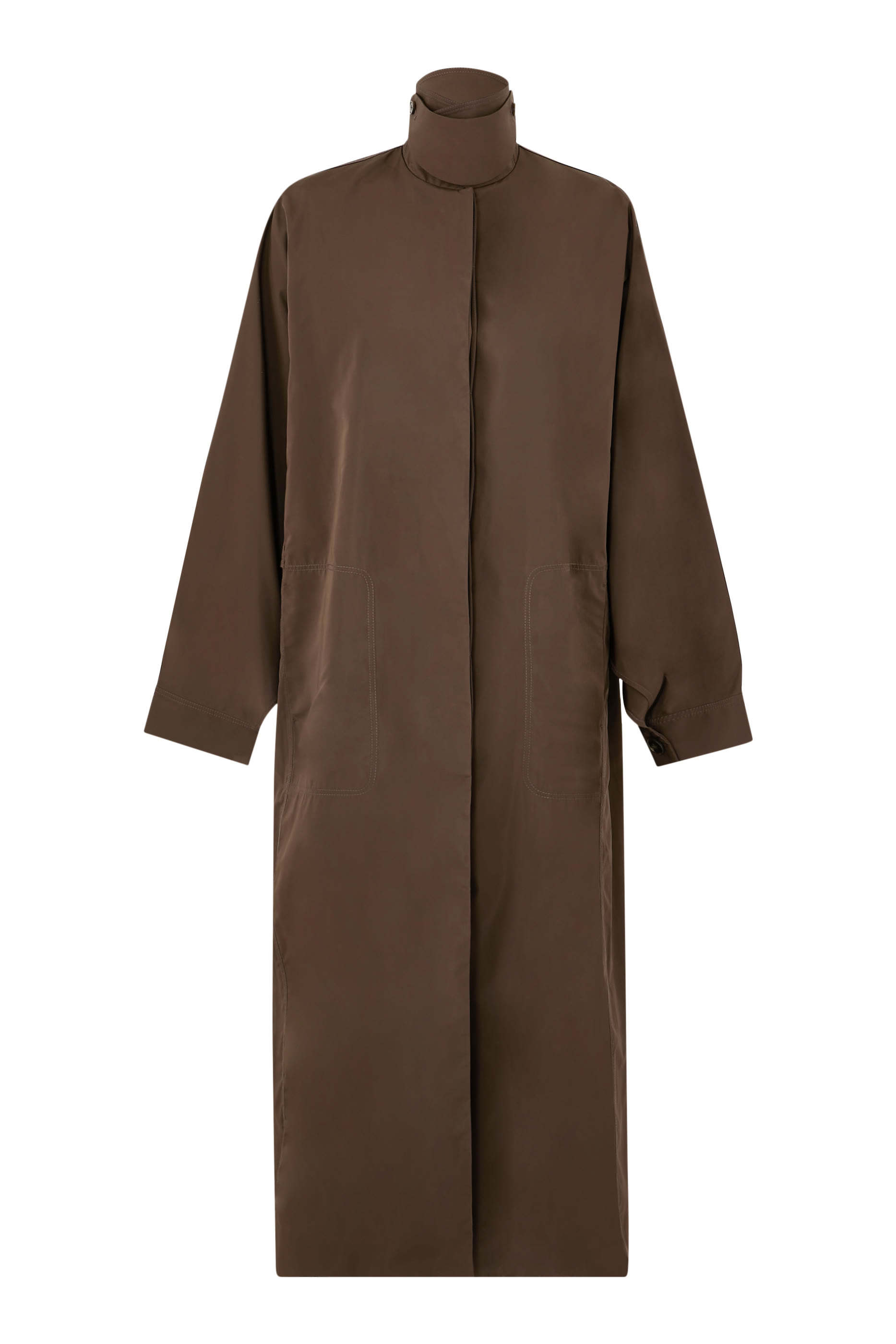 معطف إيتوفي بياقة عالية