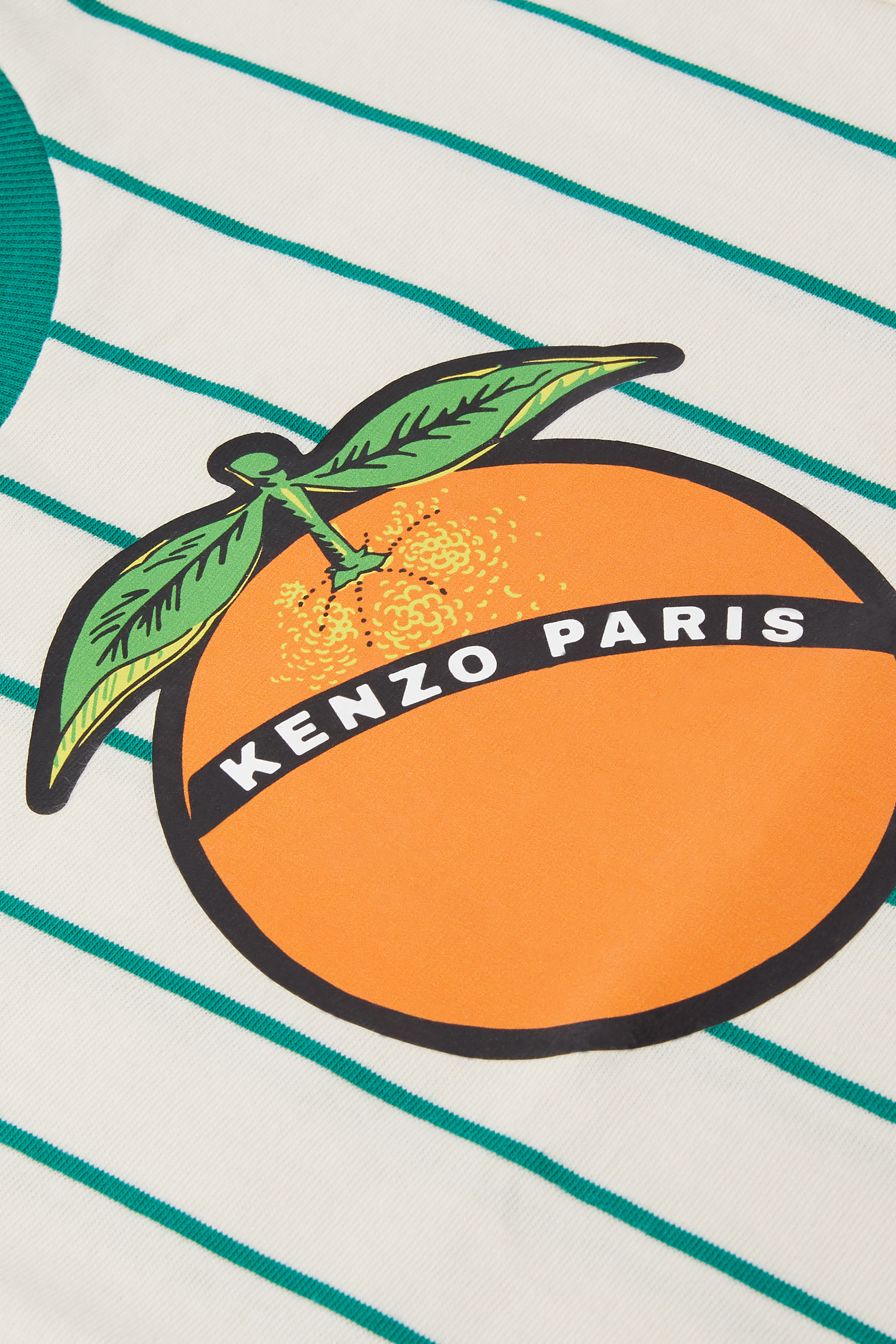 تيشيرت مخطط بطبعة فواكه للأطفال