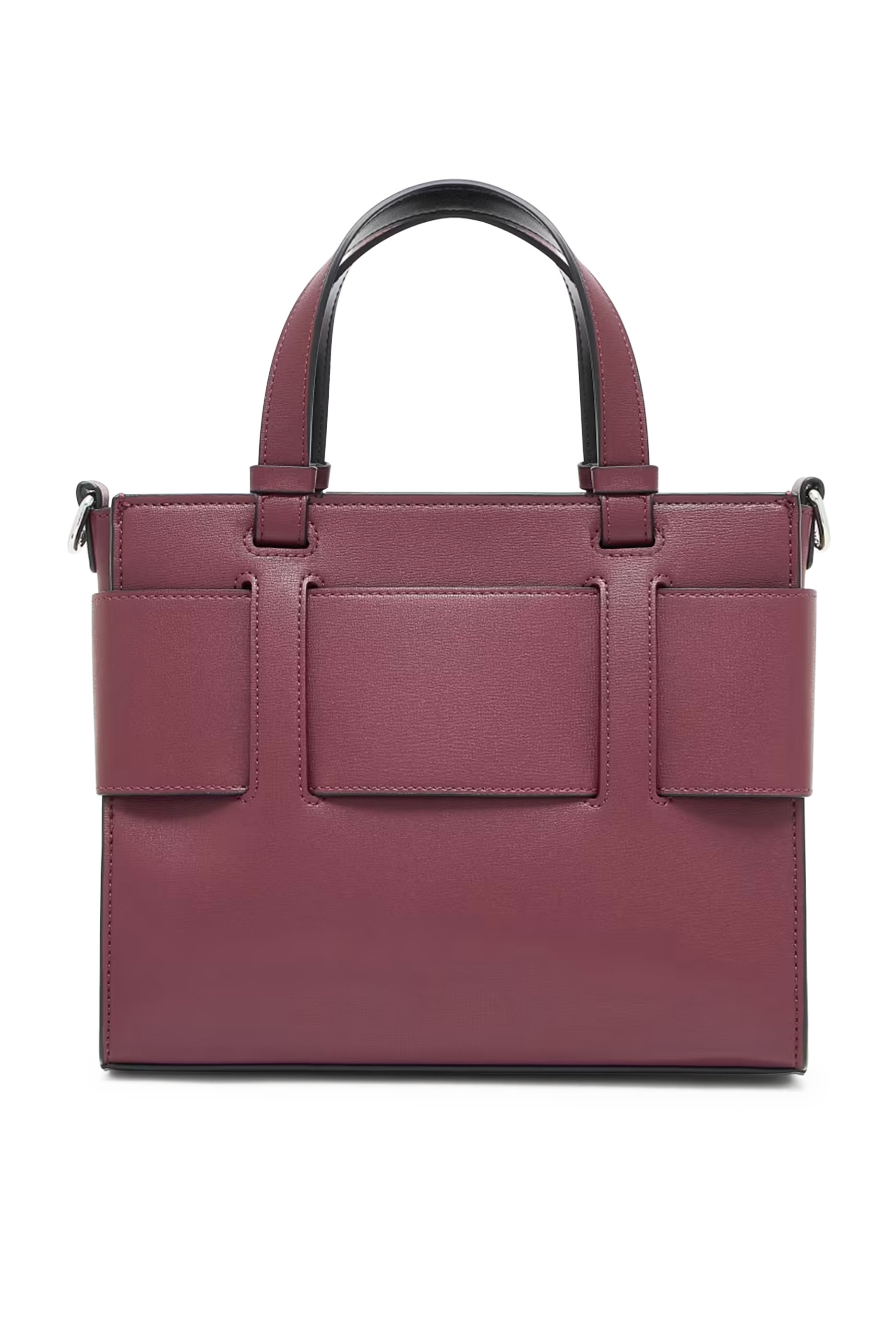 حقيبة يد بحلية شعار الماركة