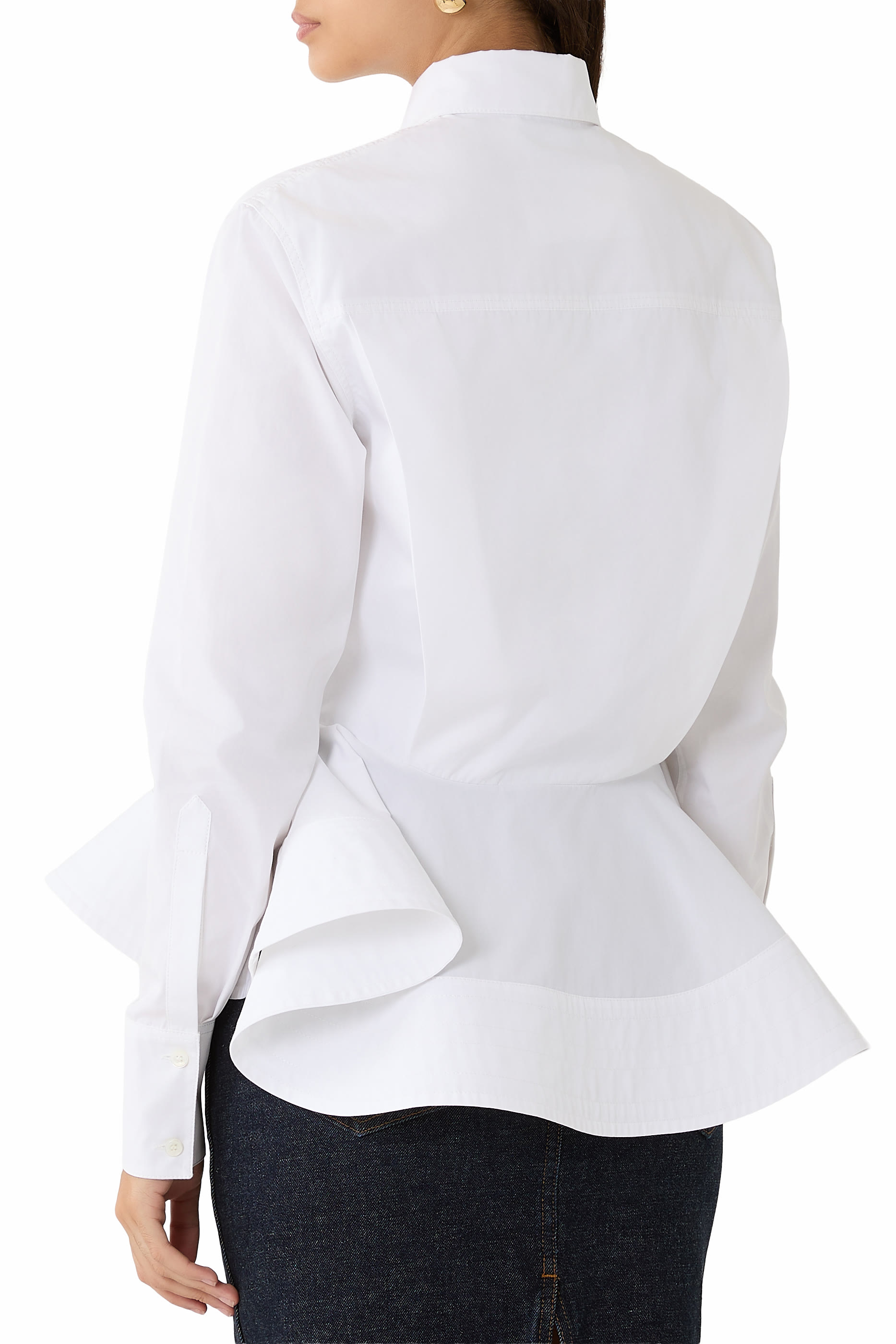 قميص بوبلين بيبلوم