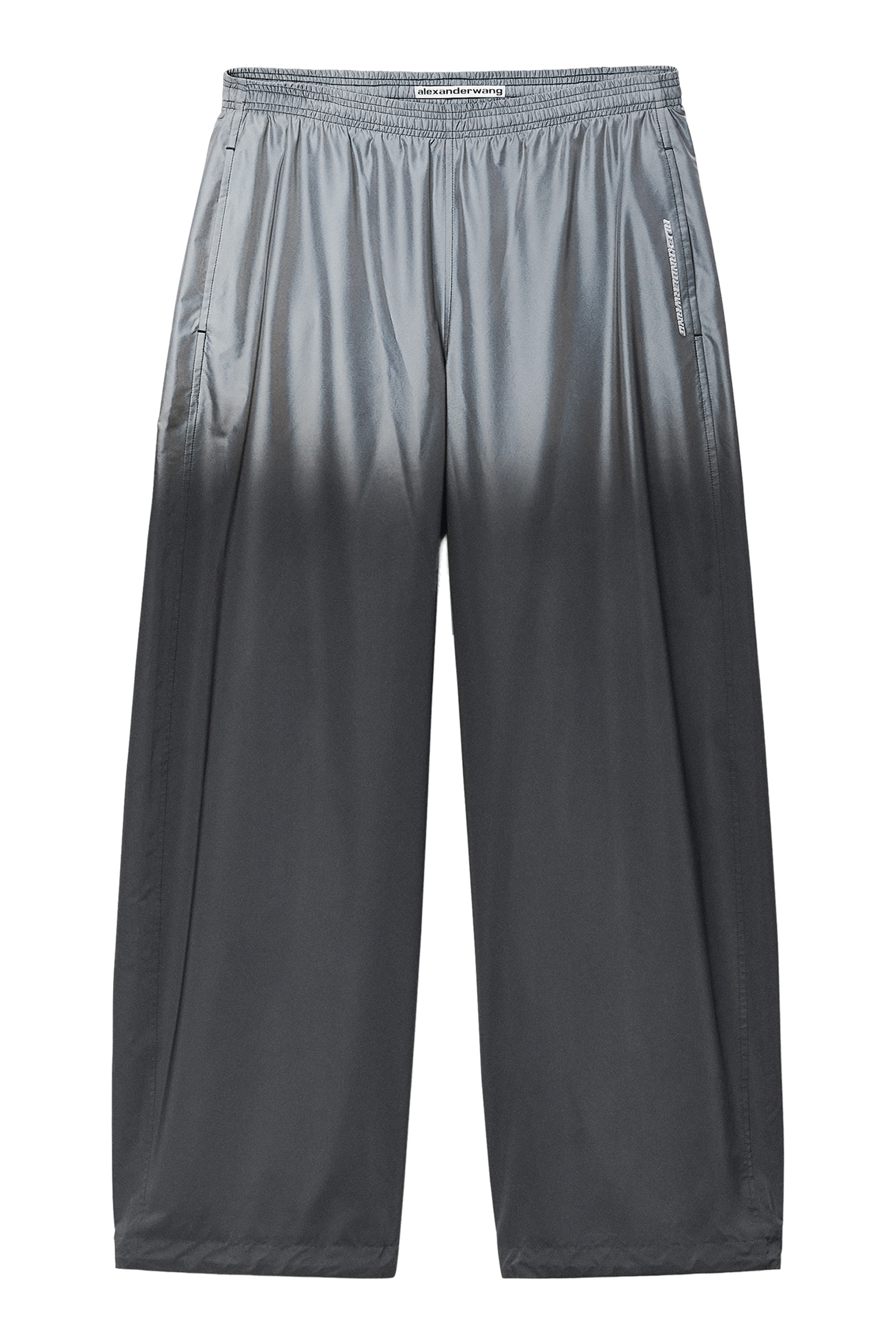 بنطال رياضي عاكس بخصر متوسط الارتفاع