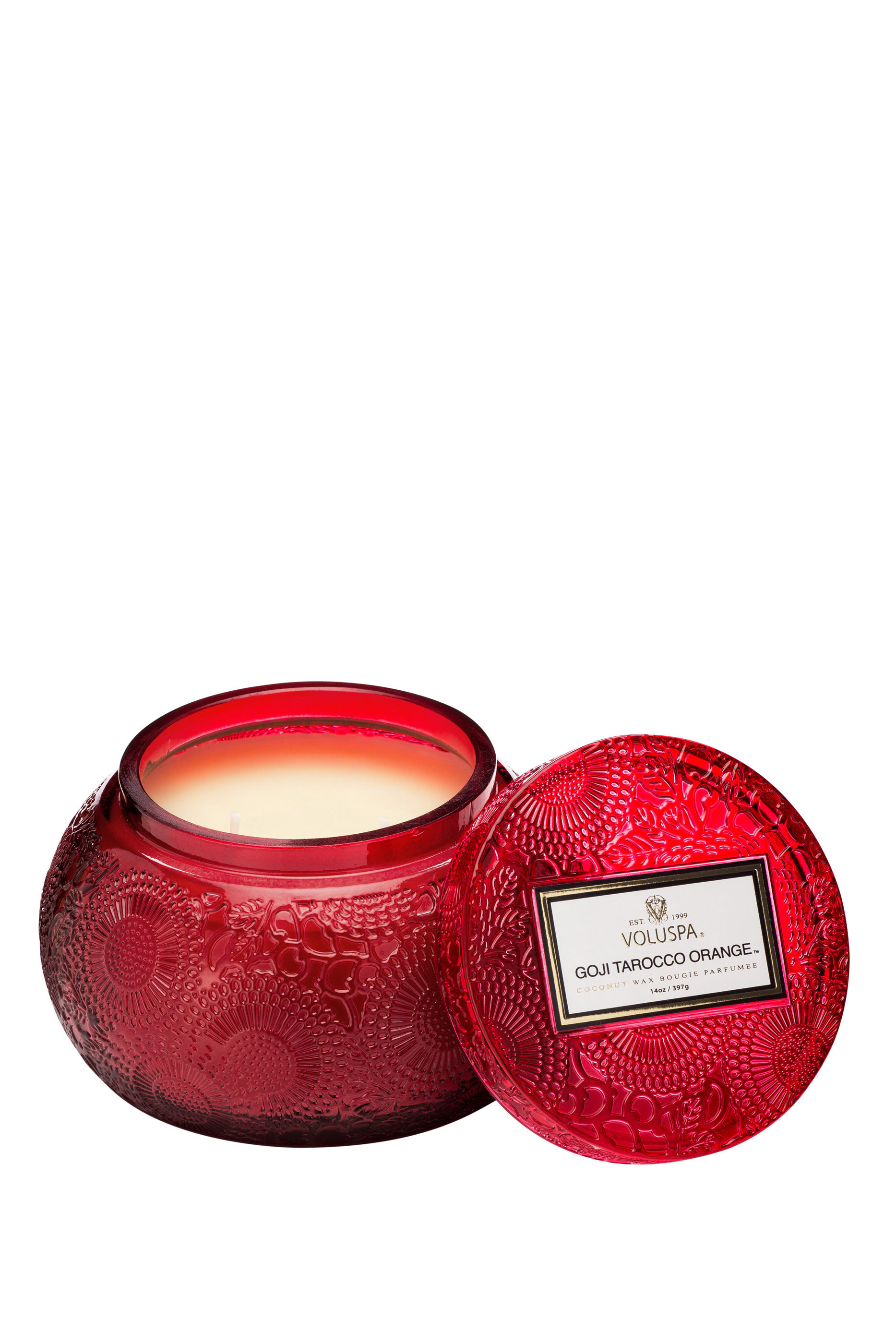 شمعة غوجي تاروكو أورانج بوعاء شاوان