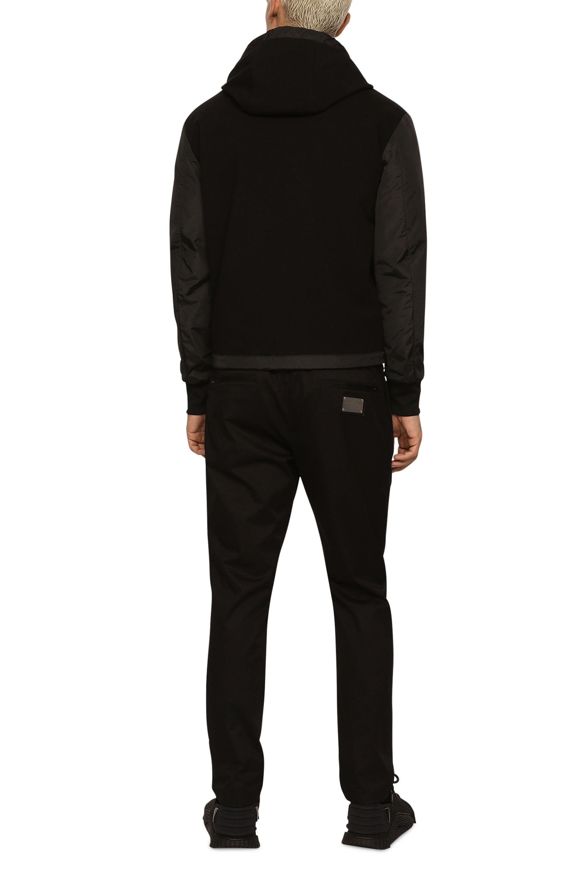 بنطال رياضي بشارة مطاطية بشعار الماركة قطن