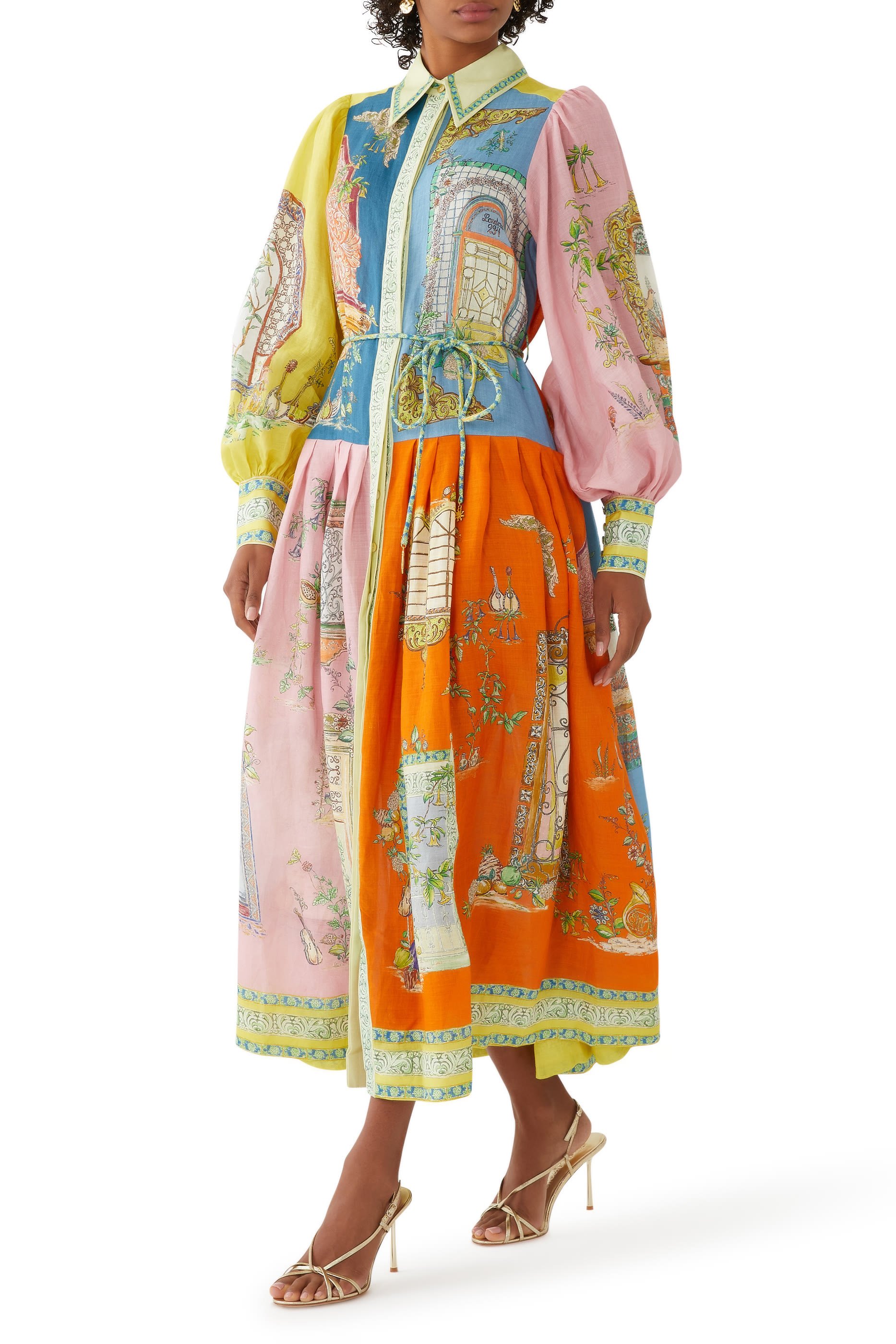 فستان بتصميم قميص مونتي