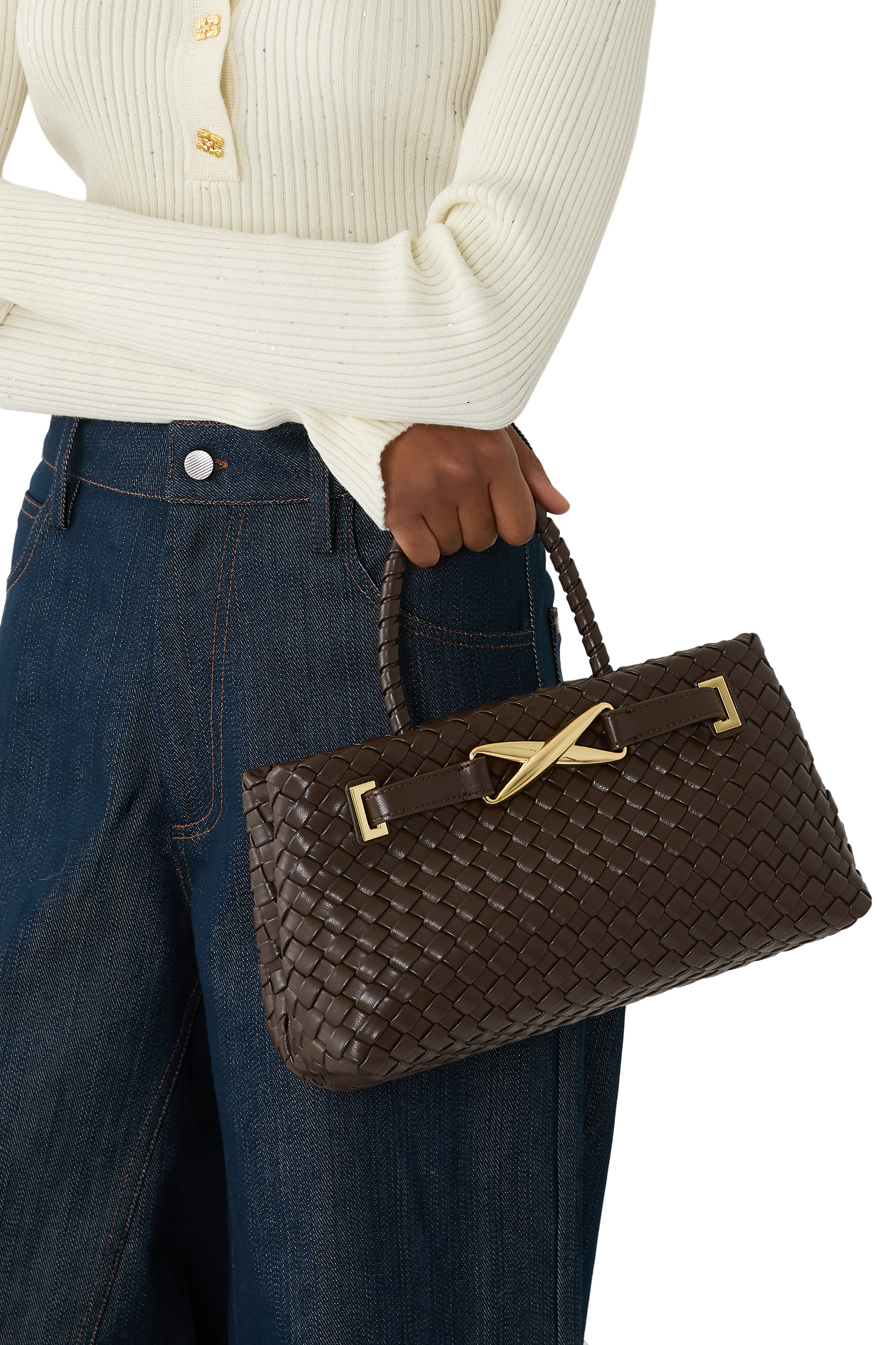 Elora Woven Tote Bag