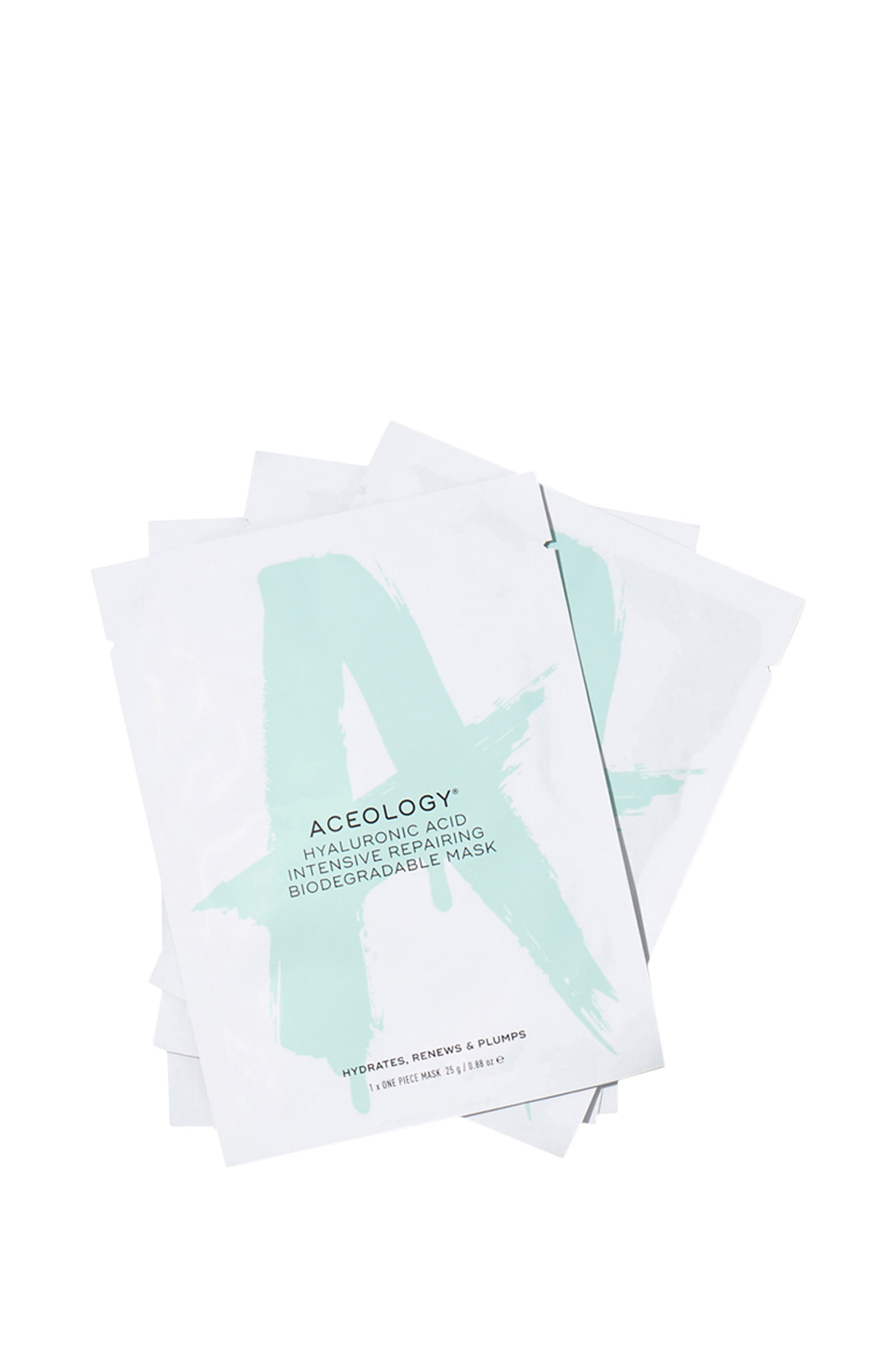 مجموعة قناع حمض الهيالورونيك المكثف القابل للتحلل، 4 قطع