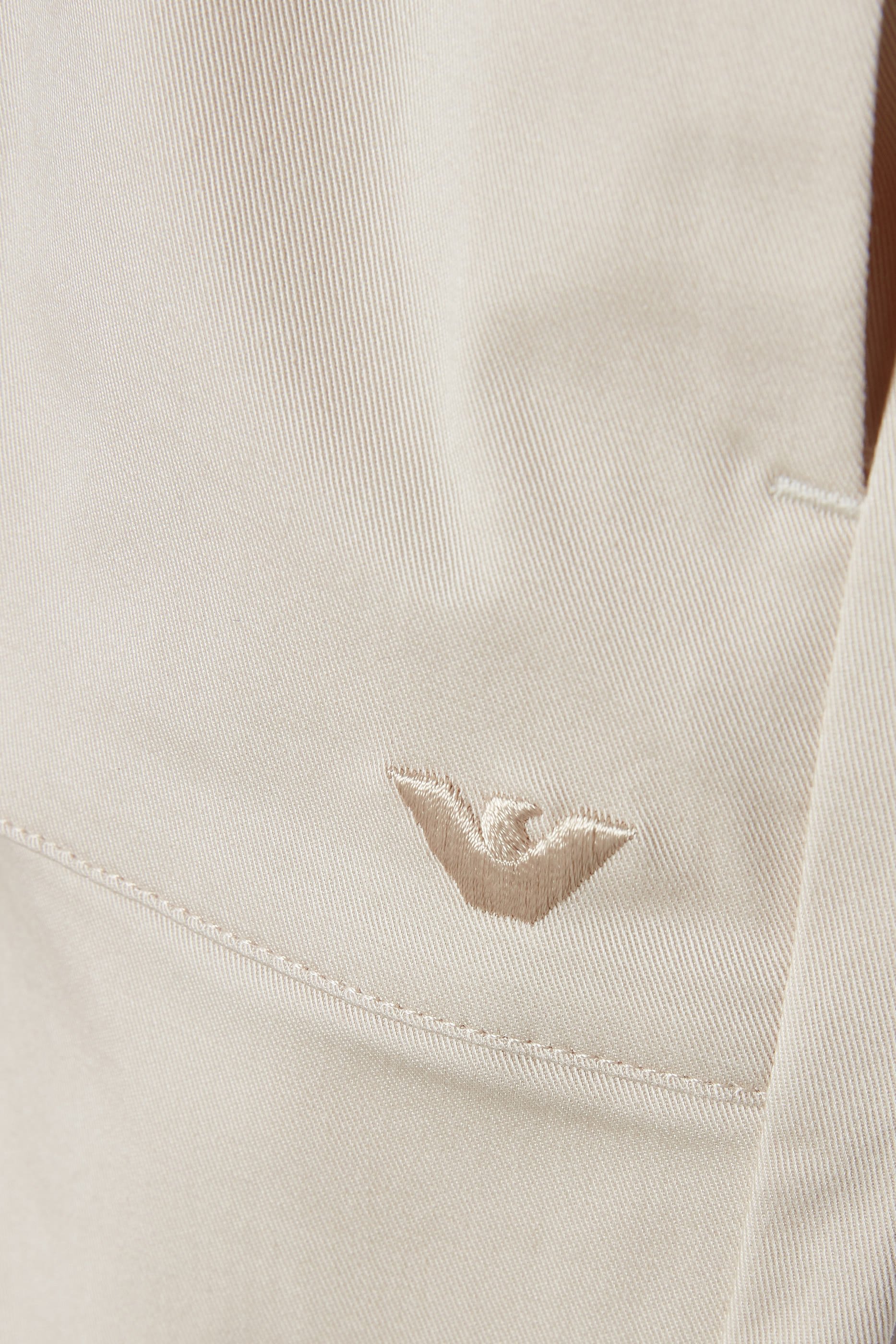 بنطال رياضي بقصة ساق مستقيمة وشعار الماركة عند الجيب للأطفال