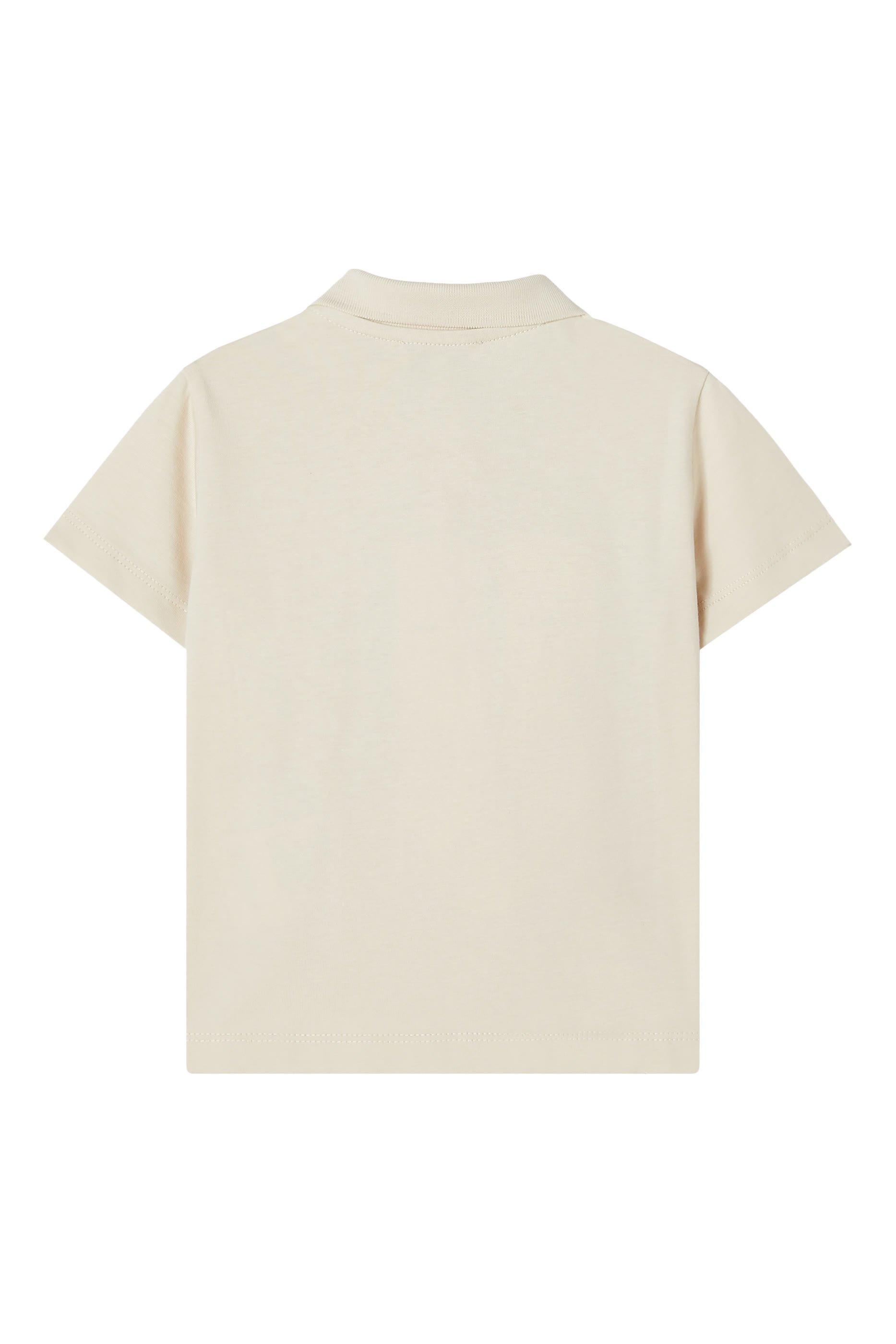 قميص بولو بجيب مزين بشعار الماركة للأطفال