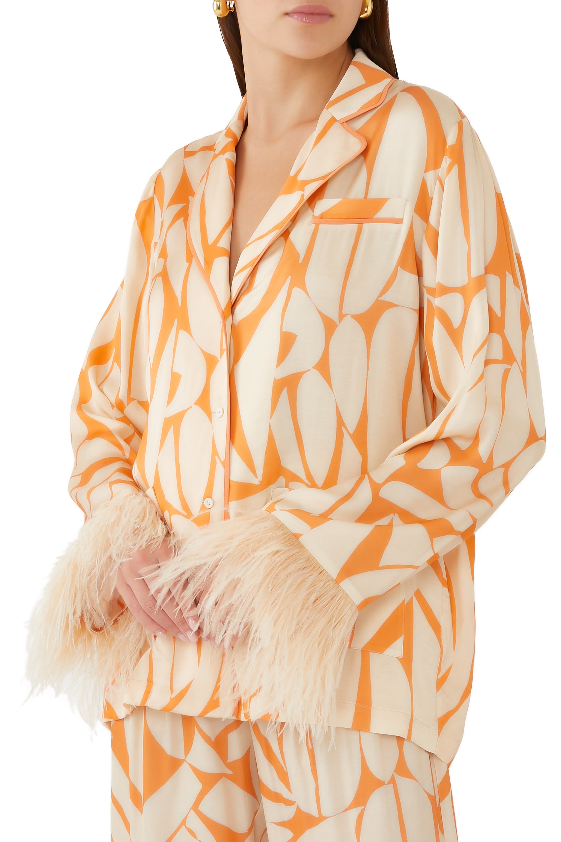 بلوزة برازا بطبعة