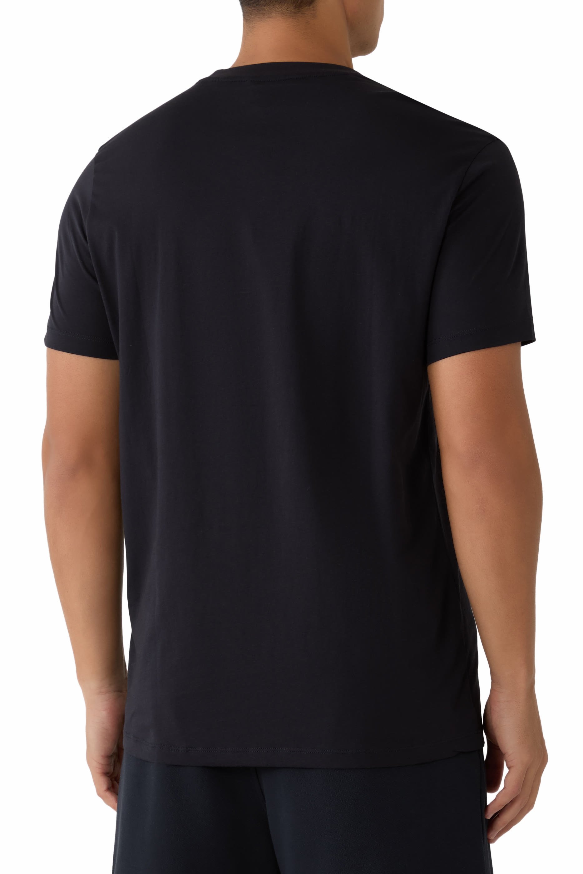 تيشيرت بشعار الماركة قطن جيرسيه