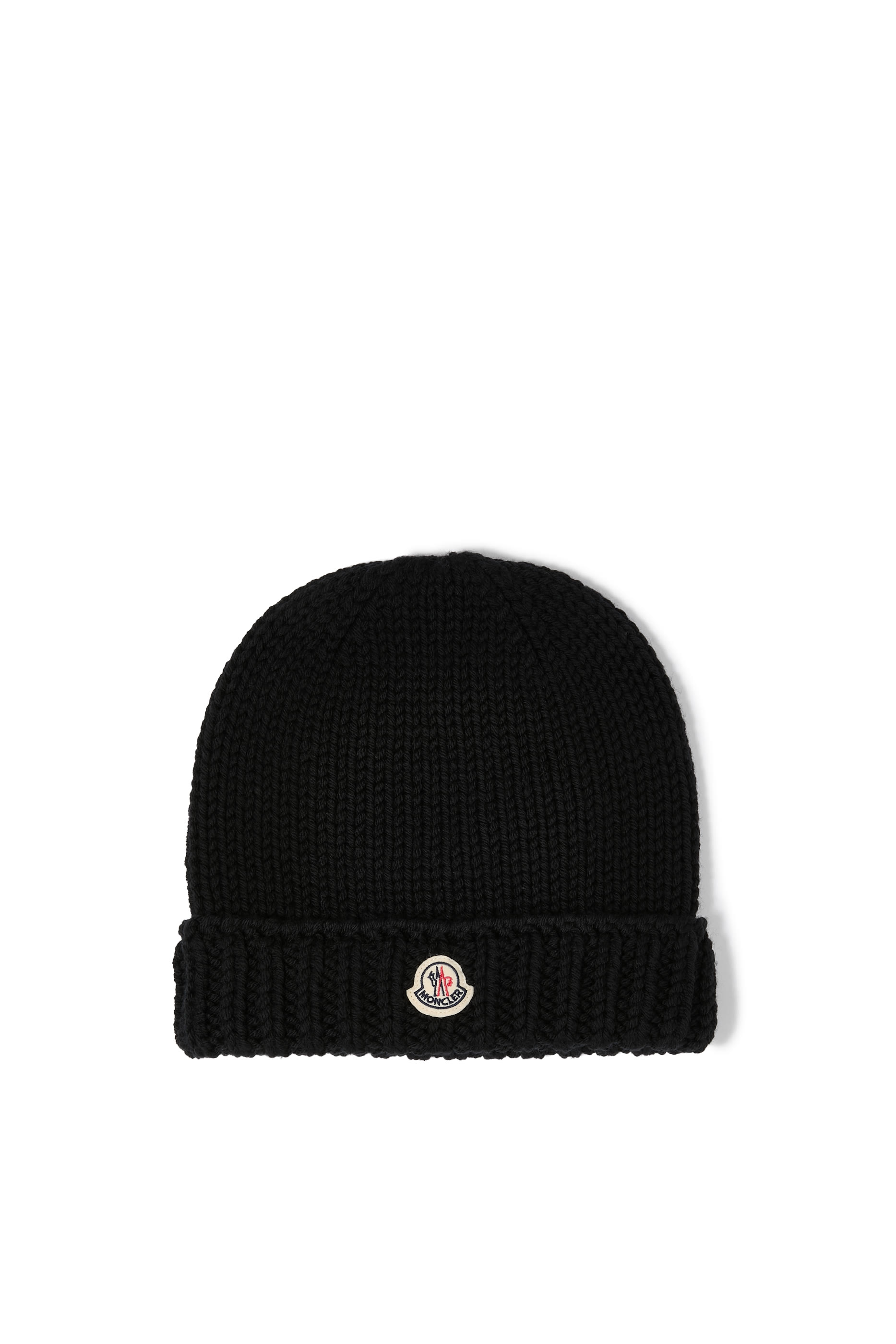 قبعة بيني بشعار الماركة صوف للأطفال