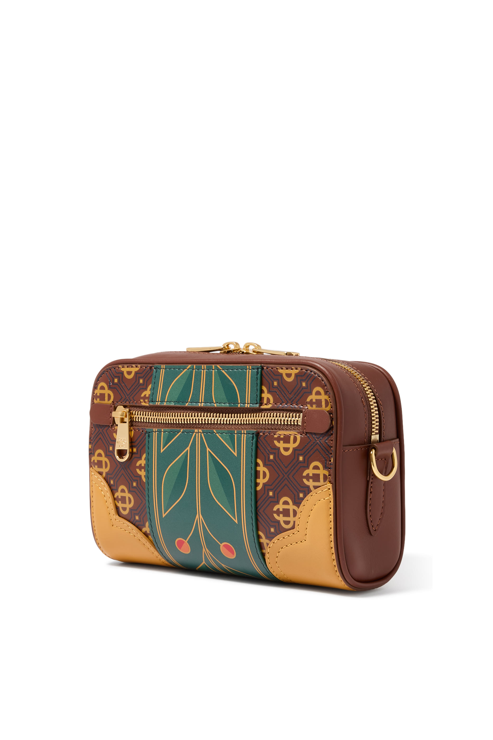 حقيبة كروس بودي بحرف شعار الماركة