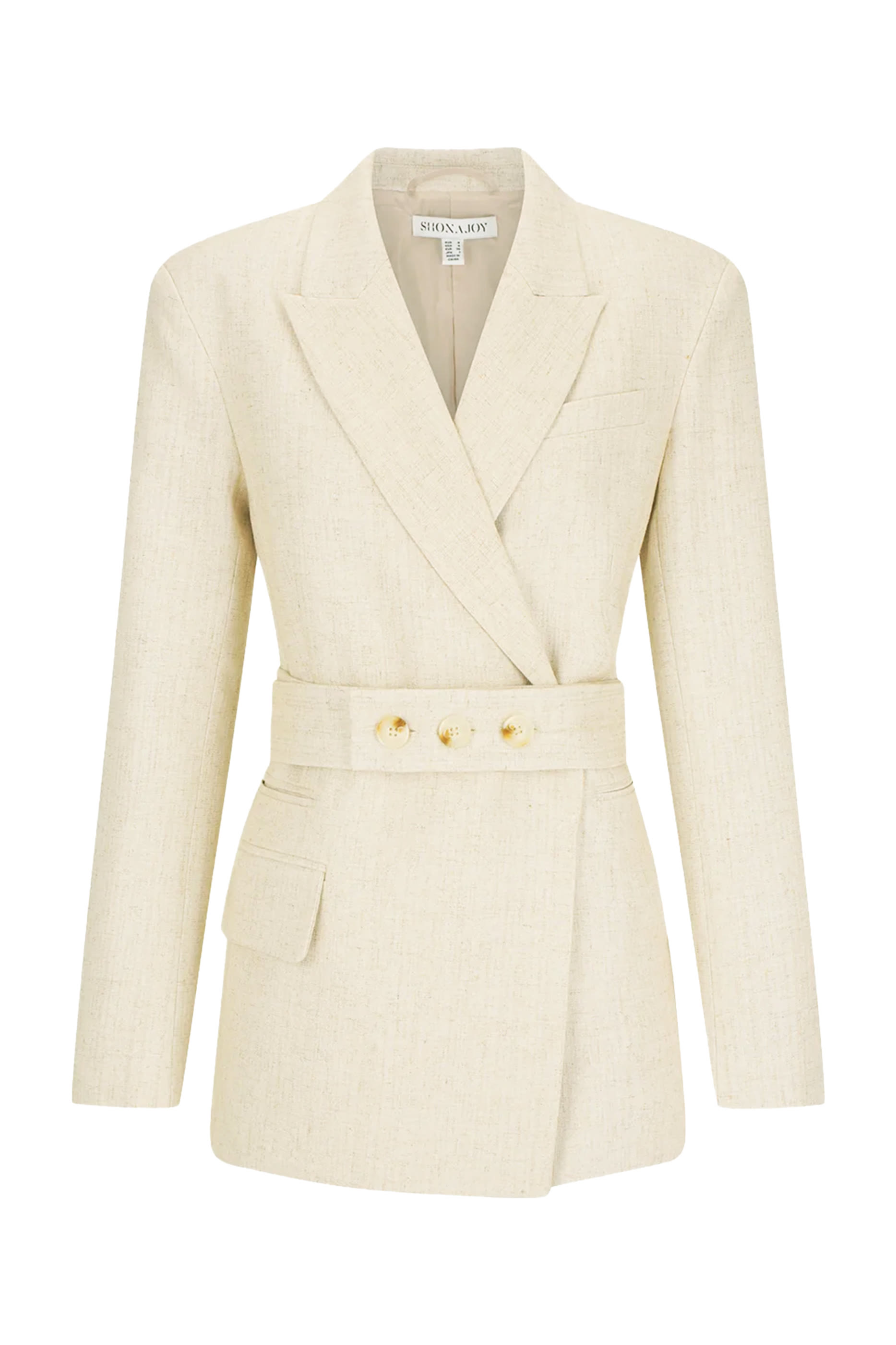 بليزر نيومان بقصة منحوتة وصفي أزرار