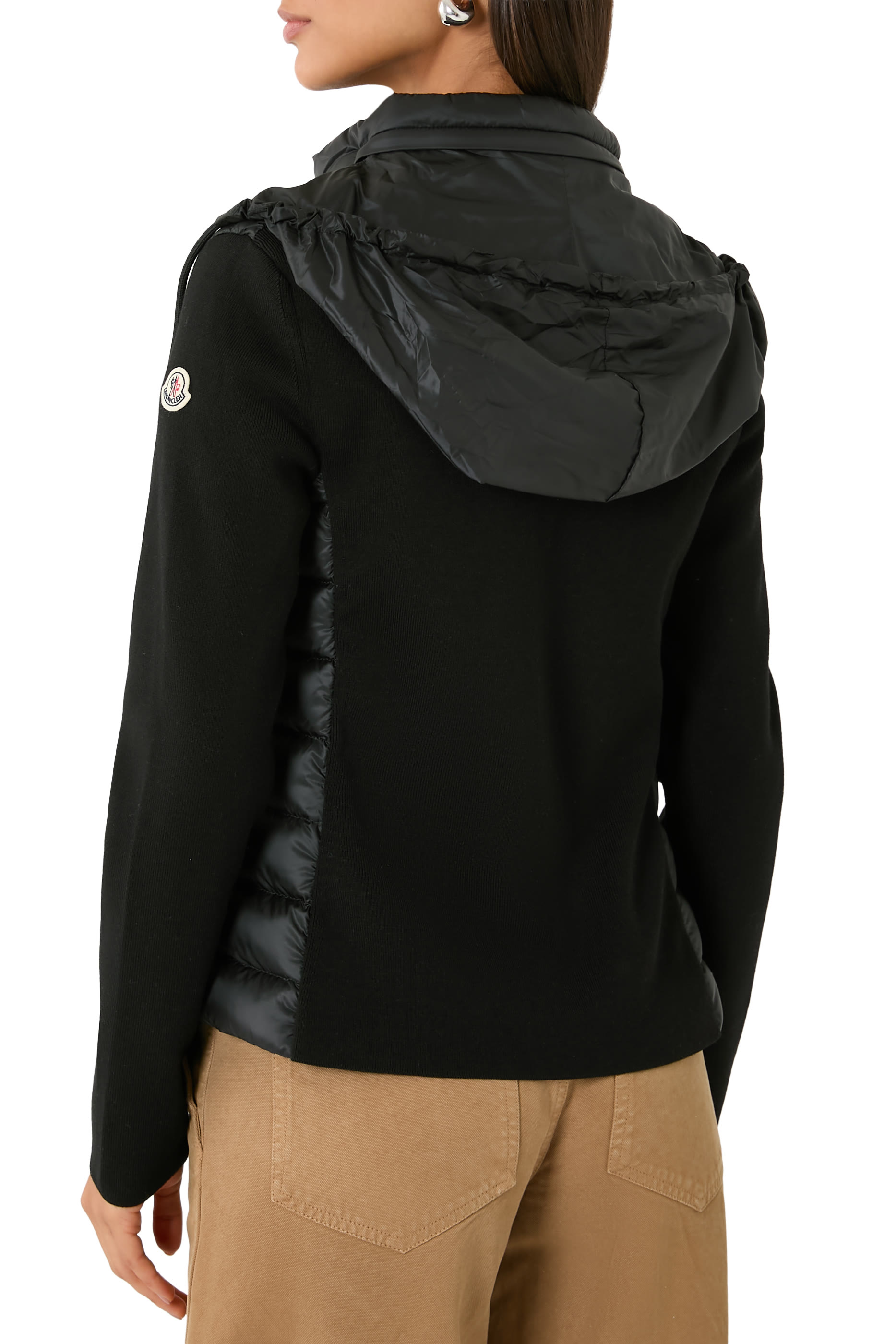 كارديجان مبطن بسحاب صوف