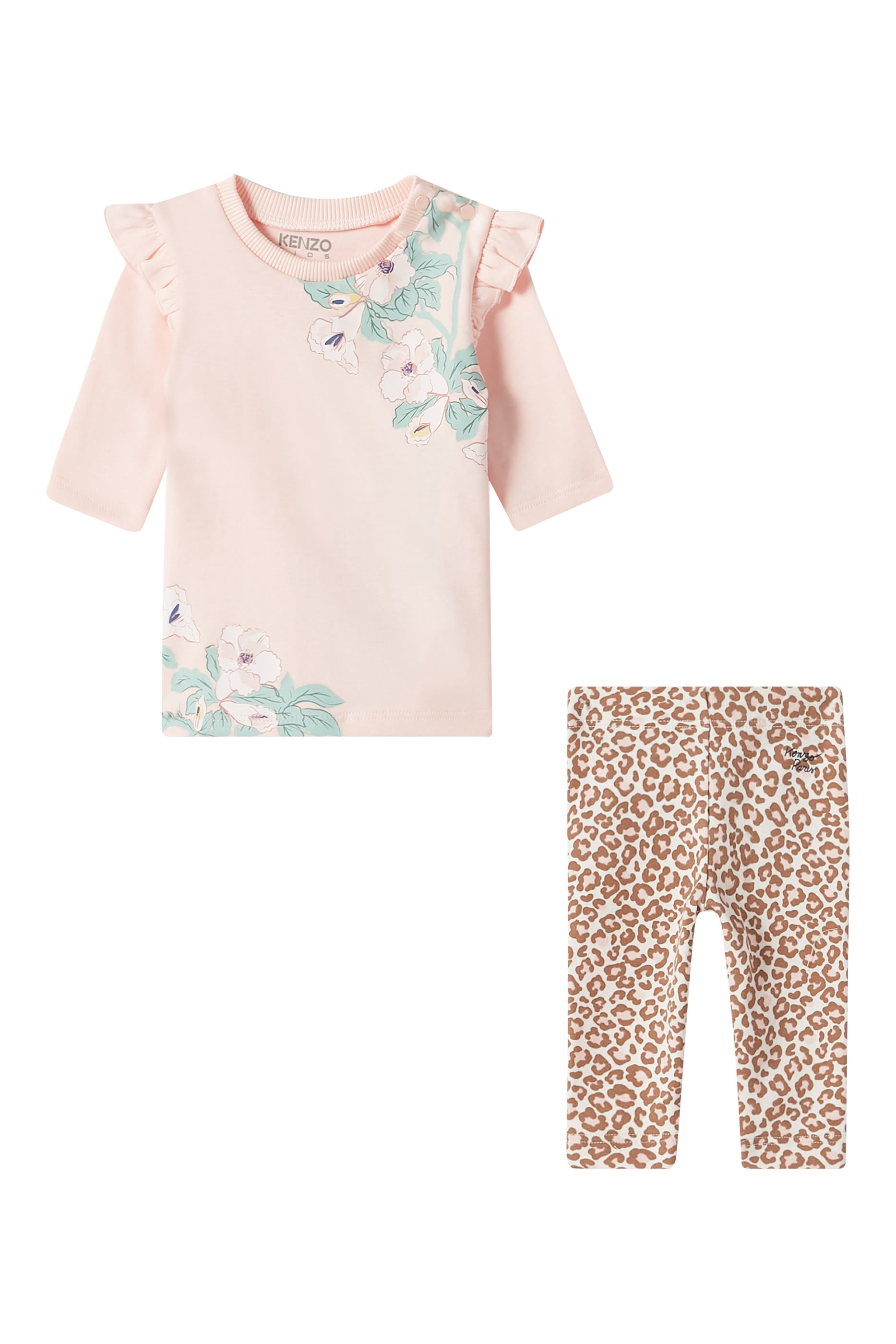 طقم هدية بطبعات للرضع