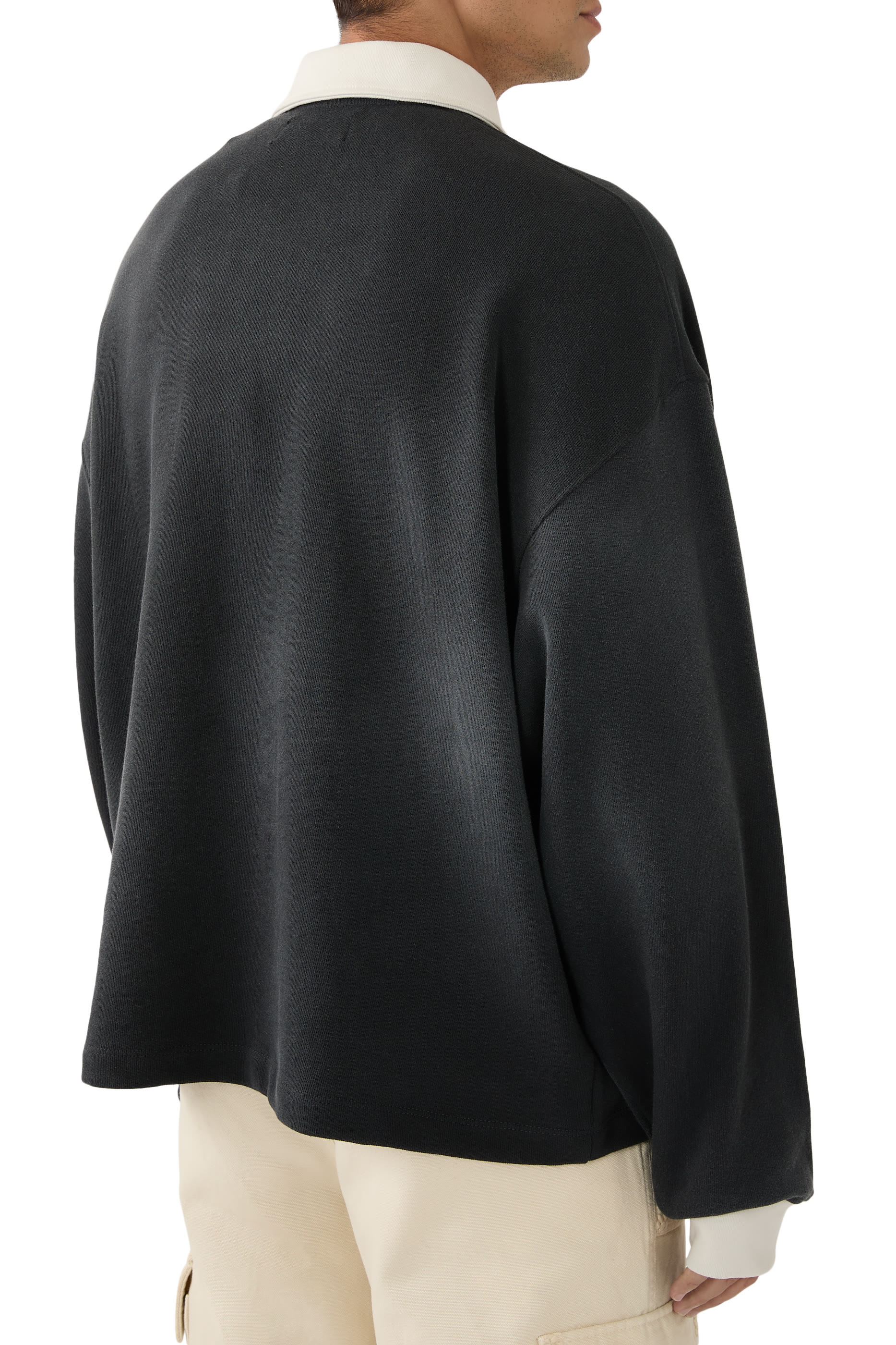 قميص بولو بشعار الماركة تيري