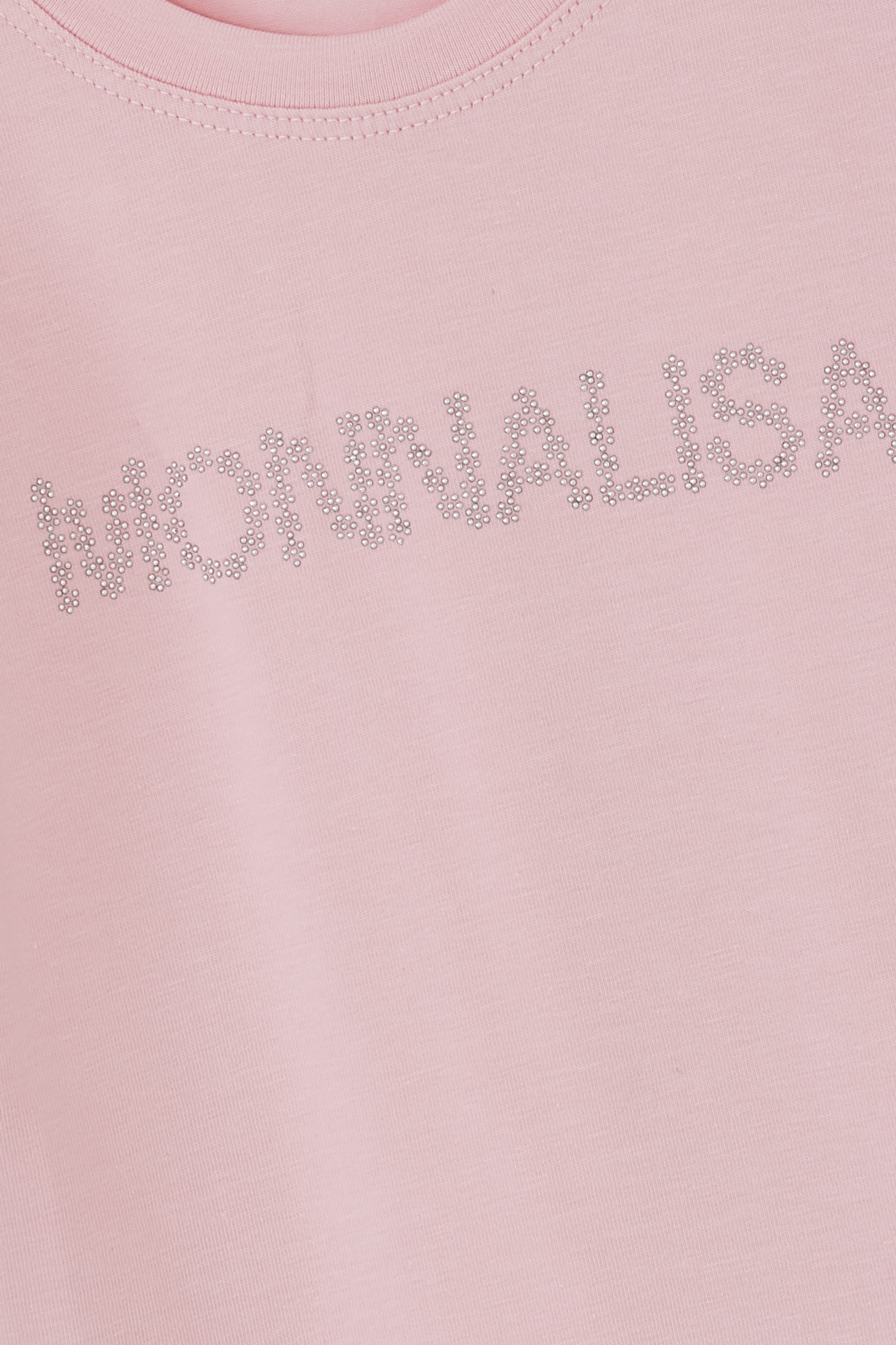 تيشيرت للأطفال بكشكش وشعار الماركة