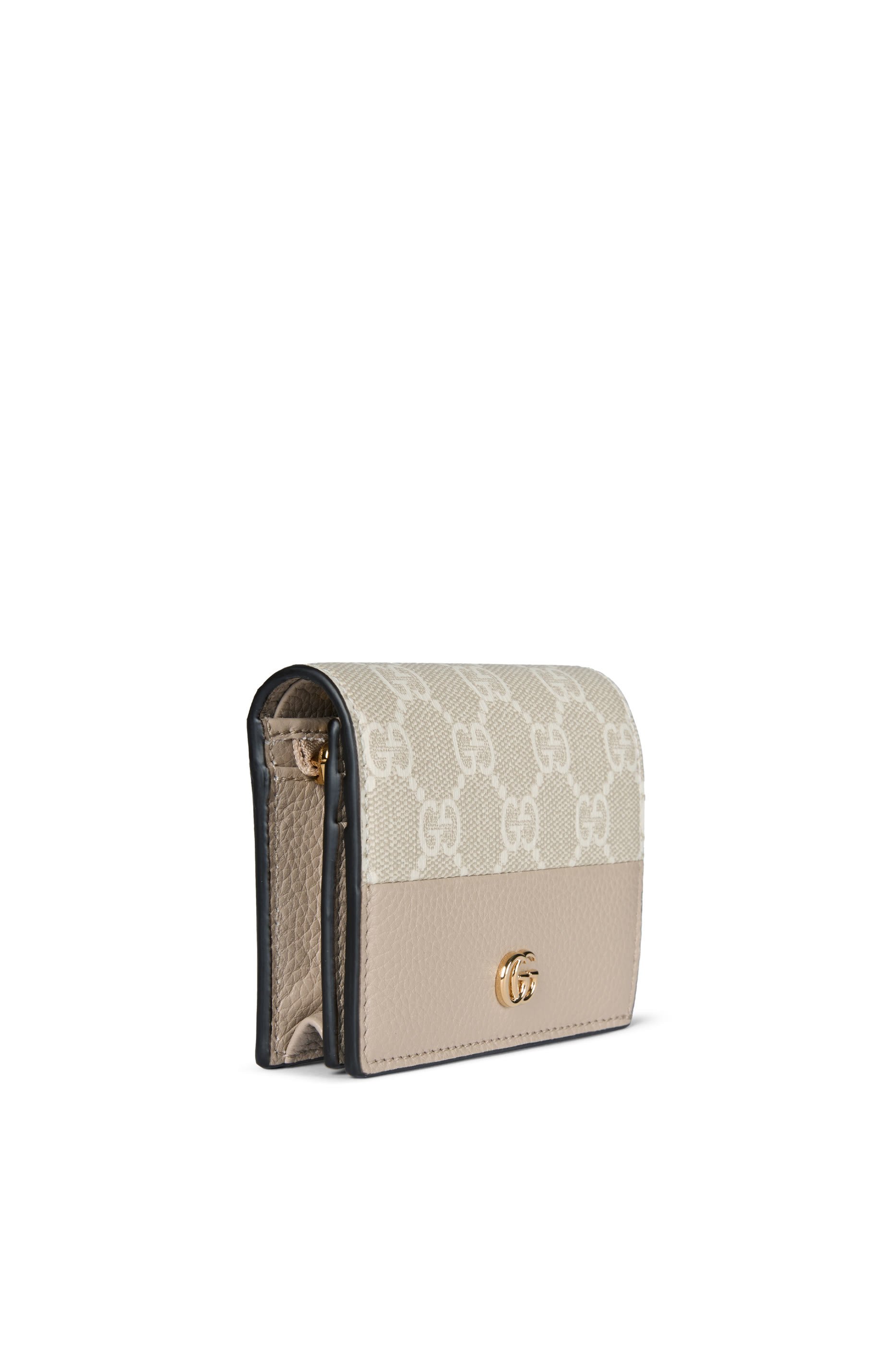  Bi-Color GG Marmont Small Wallet 