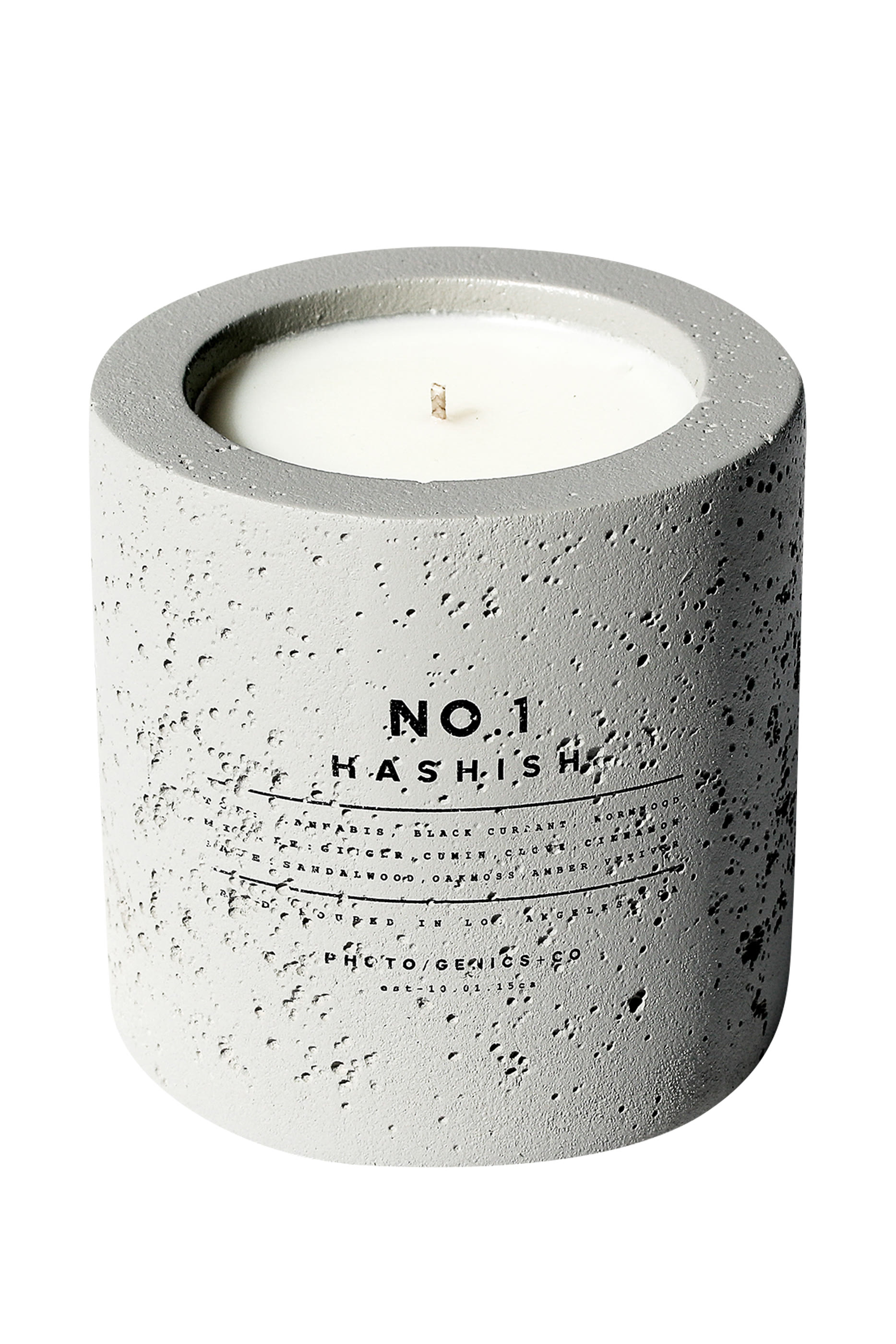 شمعة 1 في وعاء خرساني (هاشيش)