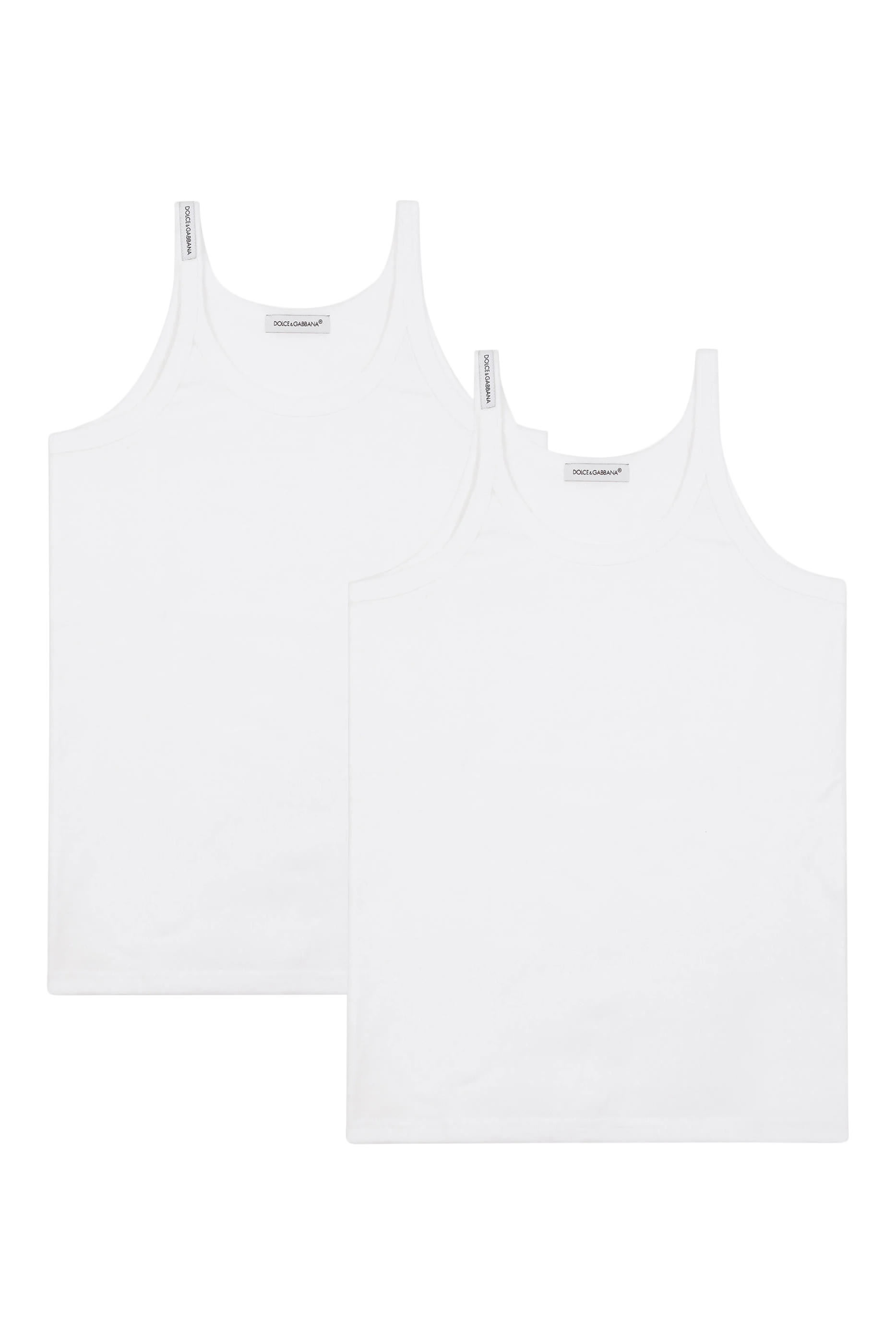 مجموعة بلوزة بلا أكمام قطن جيرسيه للأطفال، قطعتين