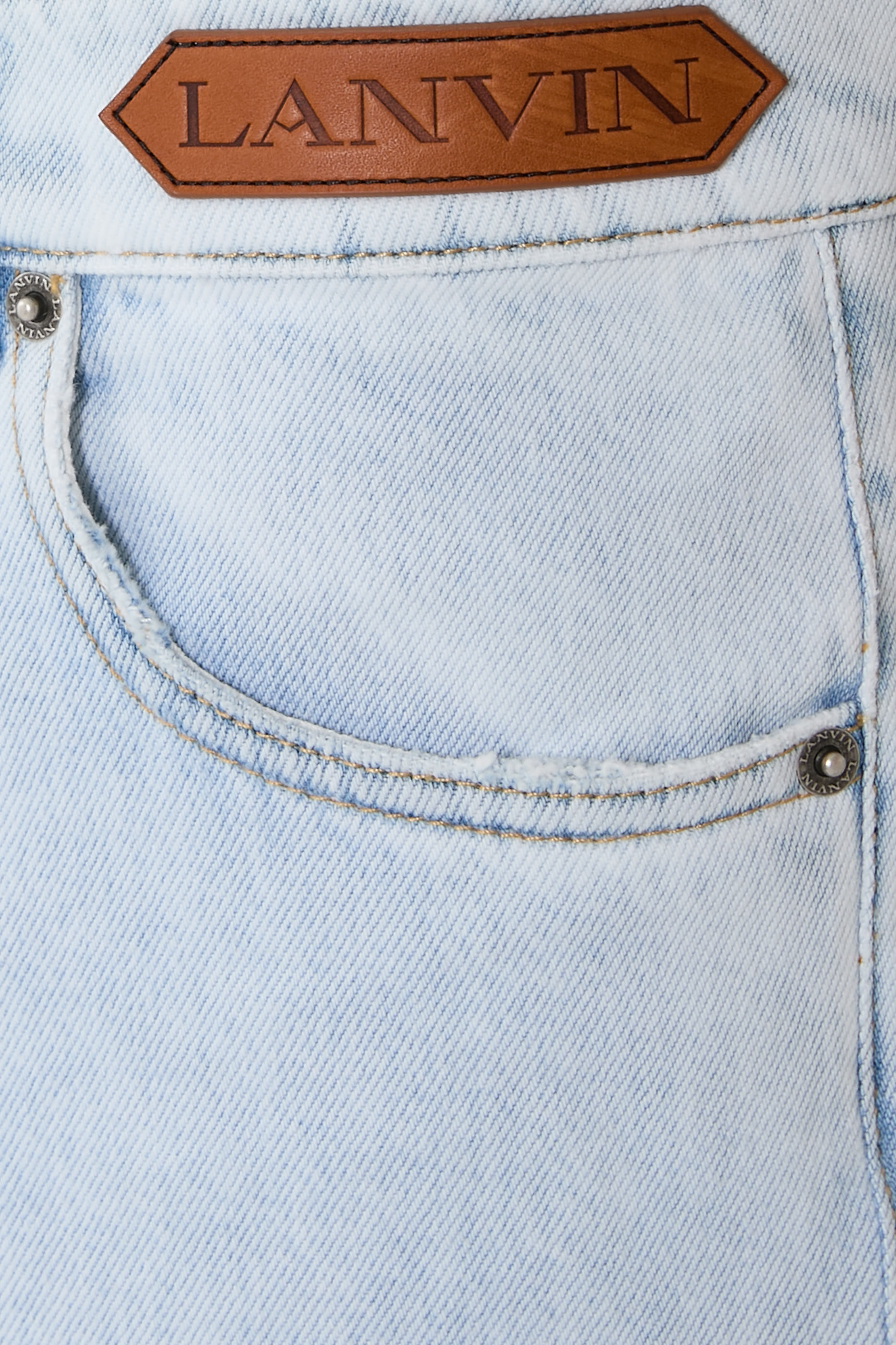 بنطال بقصة عادية دنيم