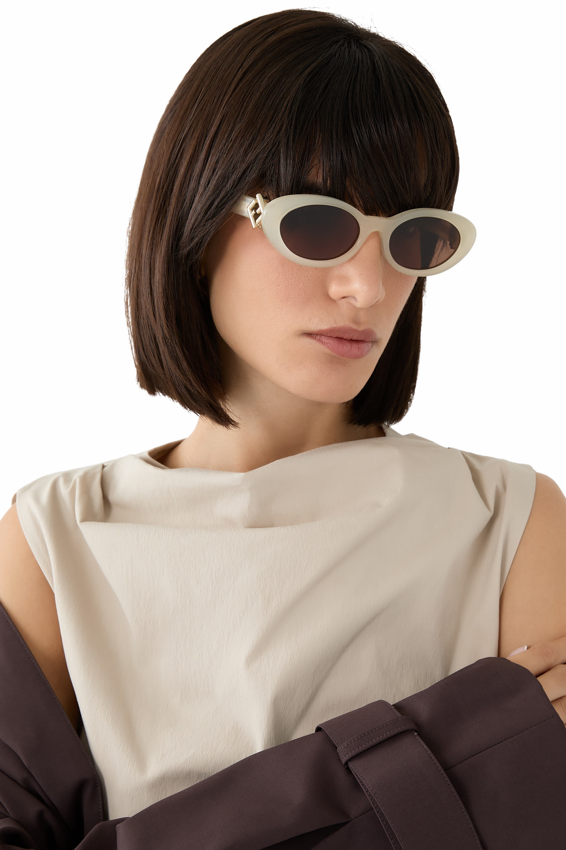 نظارة شمسية فيرست دايموندز بشعار الماركة