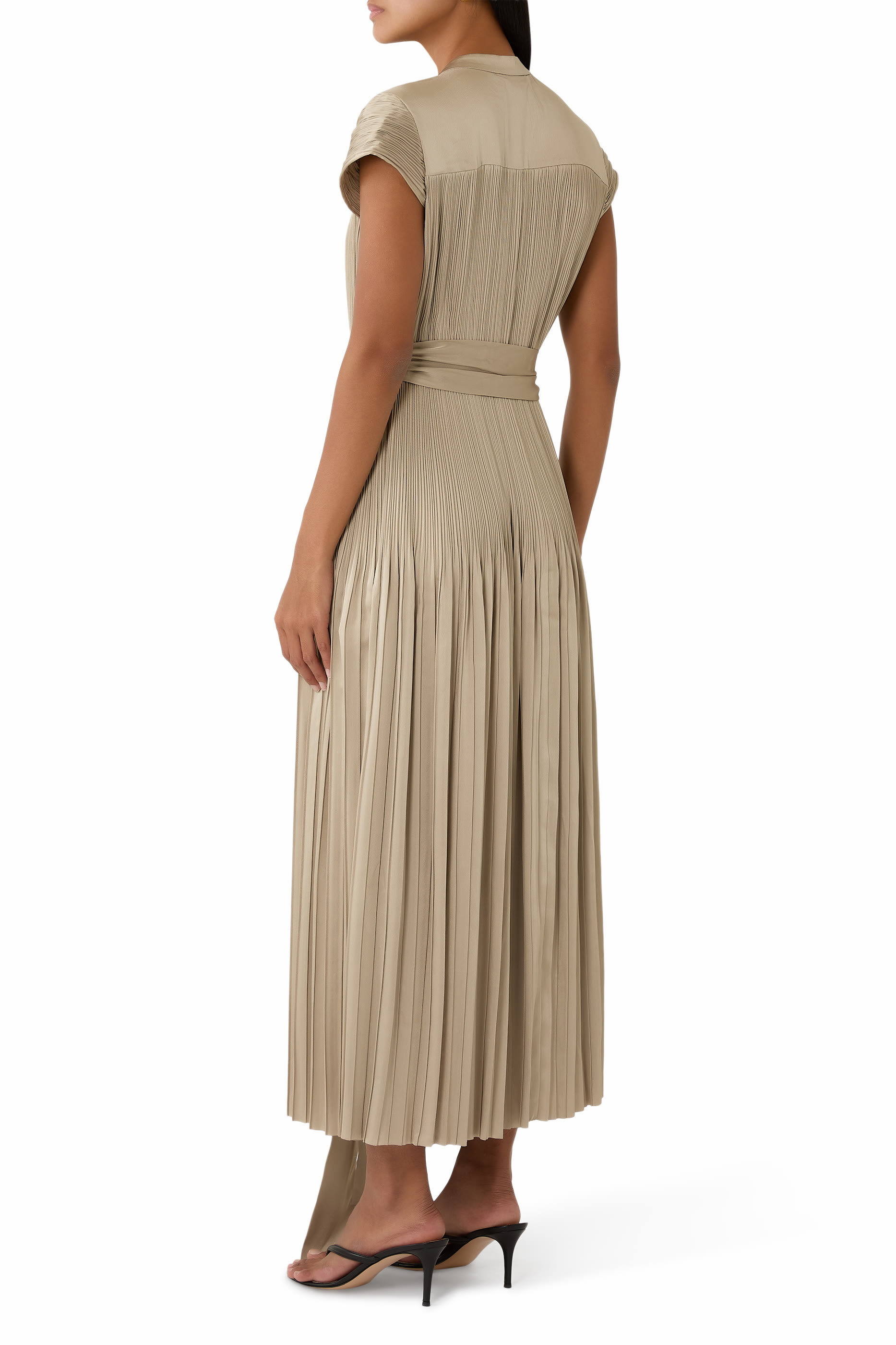 فستان كوكتيل فير مزيج حرير وساتان