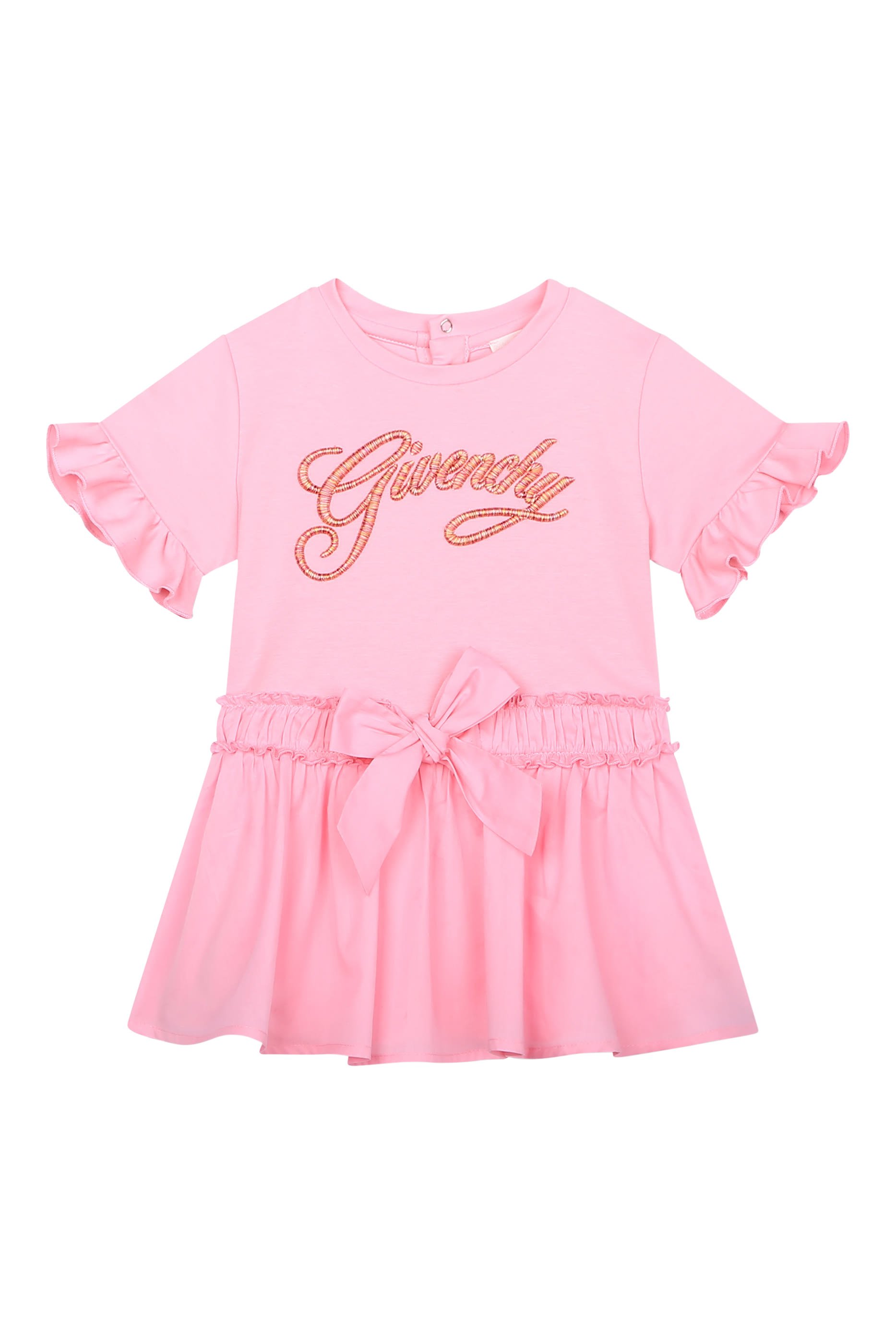 Kids Embroidered Logo Dress