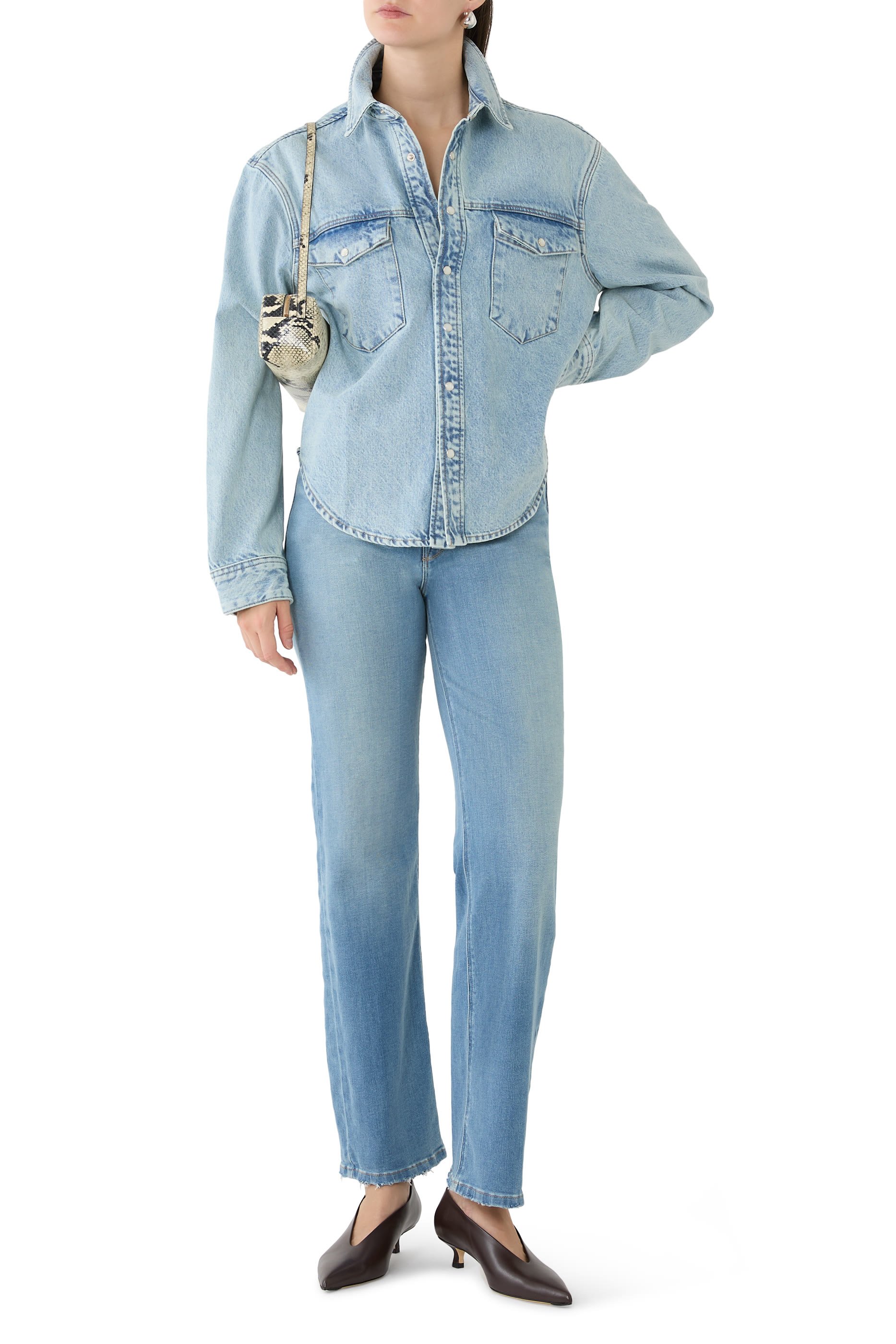 بنطال جينز جود ليجز بقصة ساق مستقيمة دينم سوفت تك