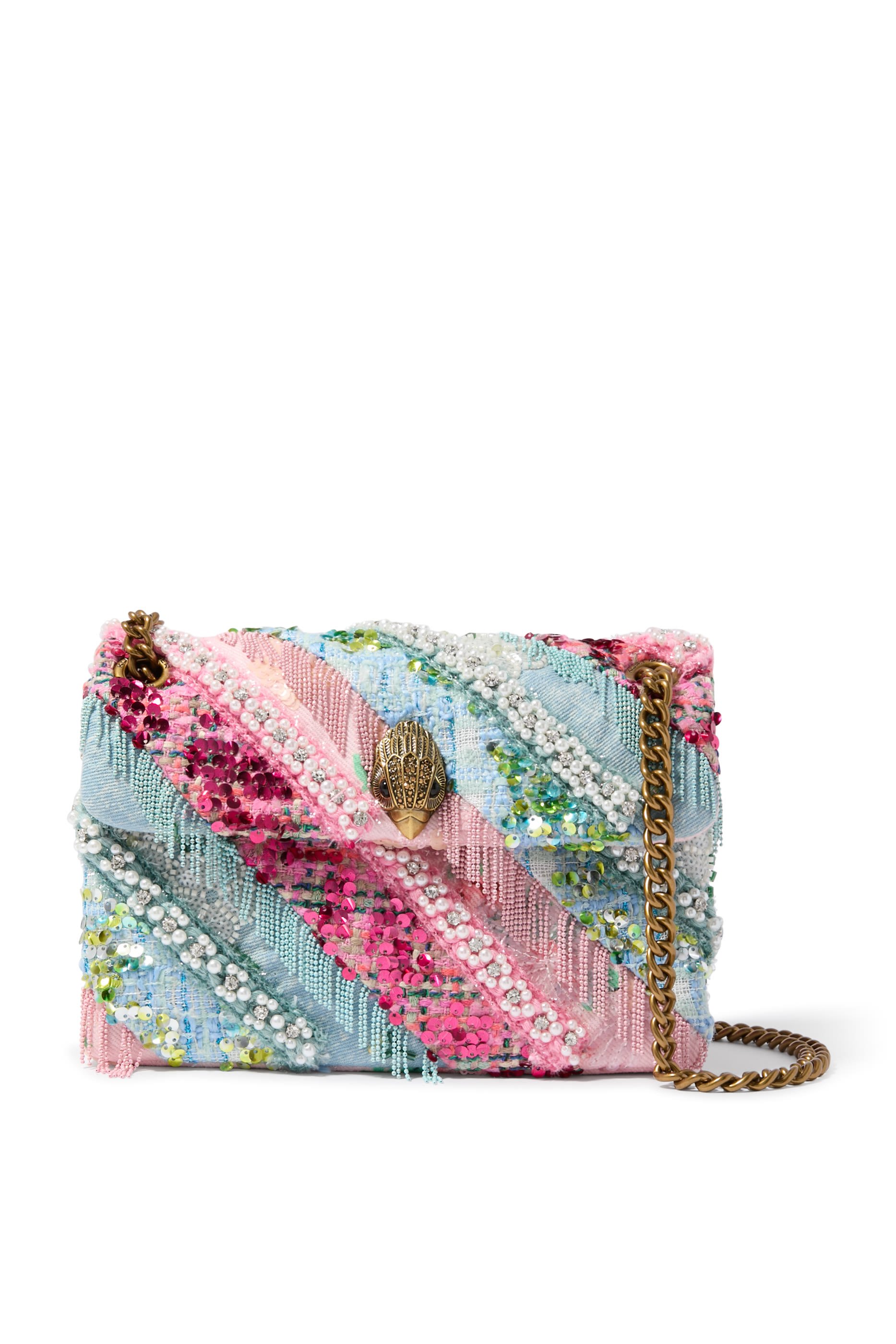 حقيبة يد كينسنغتون متوسطة مزينة بشراشيب