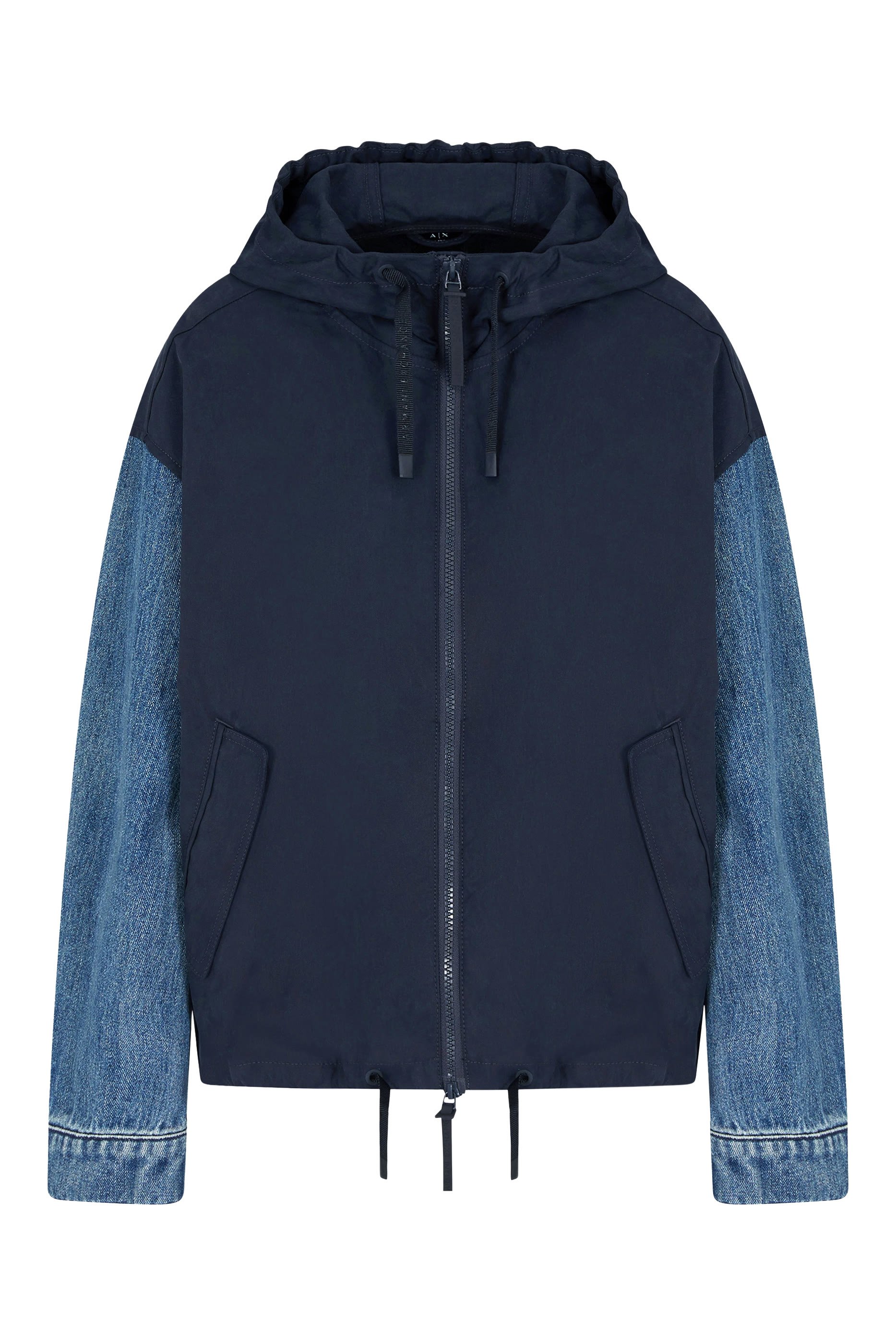 جاكيت دنيم بسحاب كامل