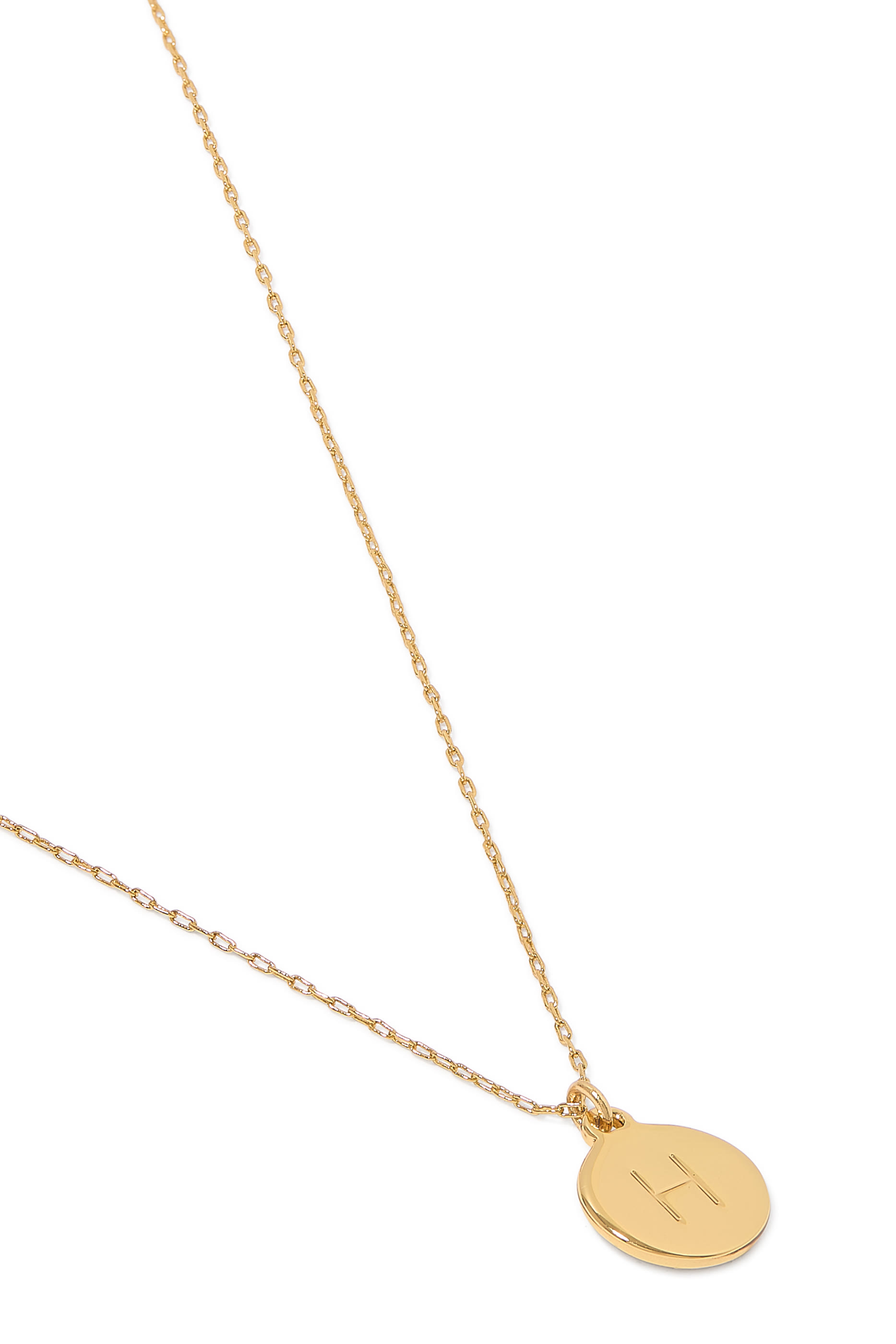 قلادة بدلاية صغيرة بنقشة حرف H