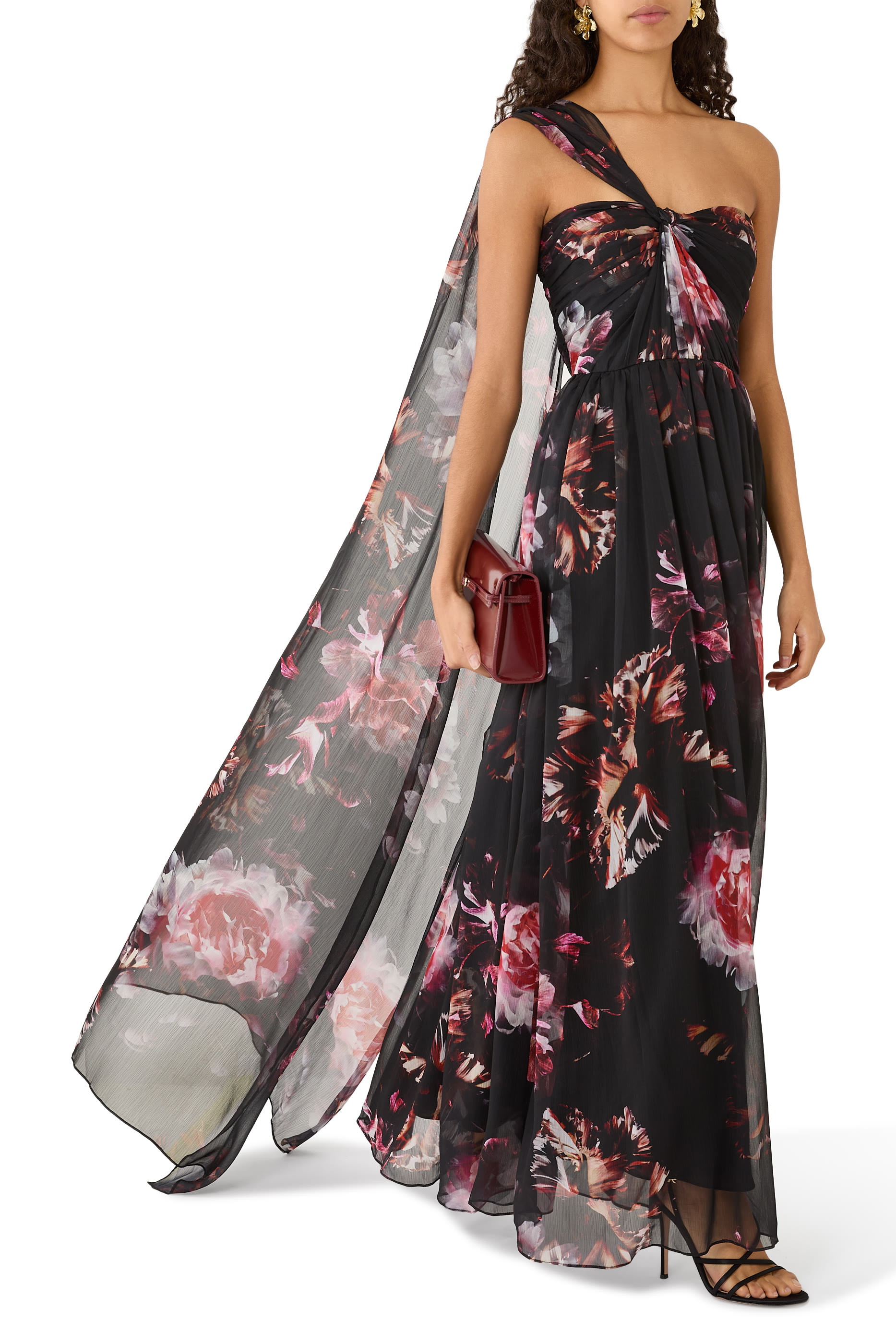 فستان سهرة لينا شيفون