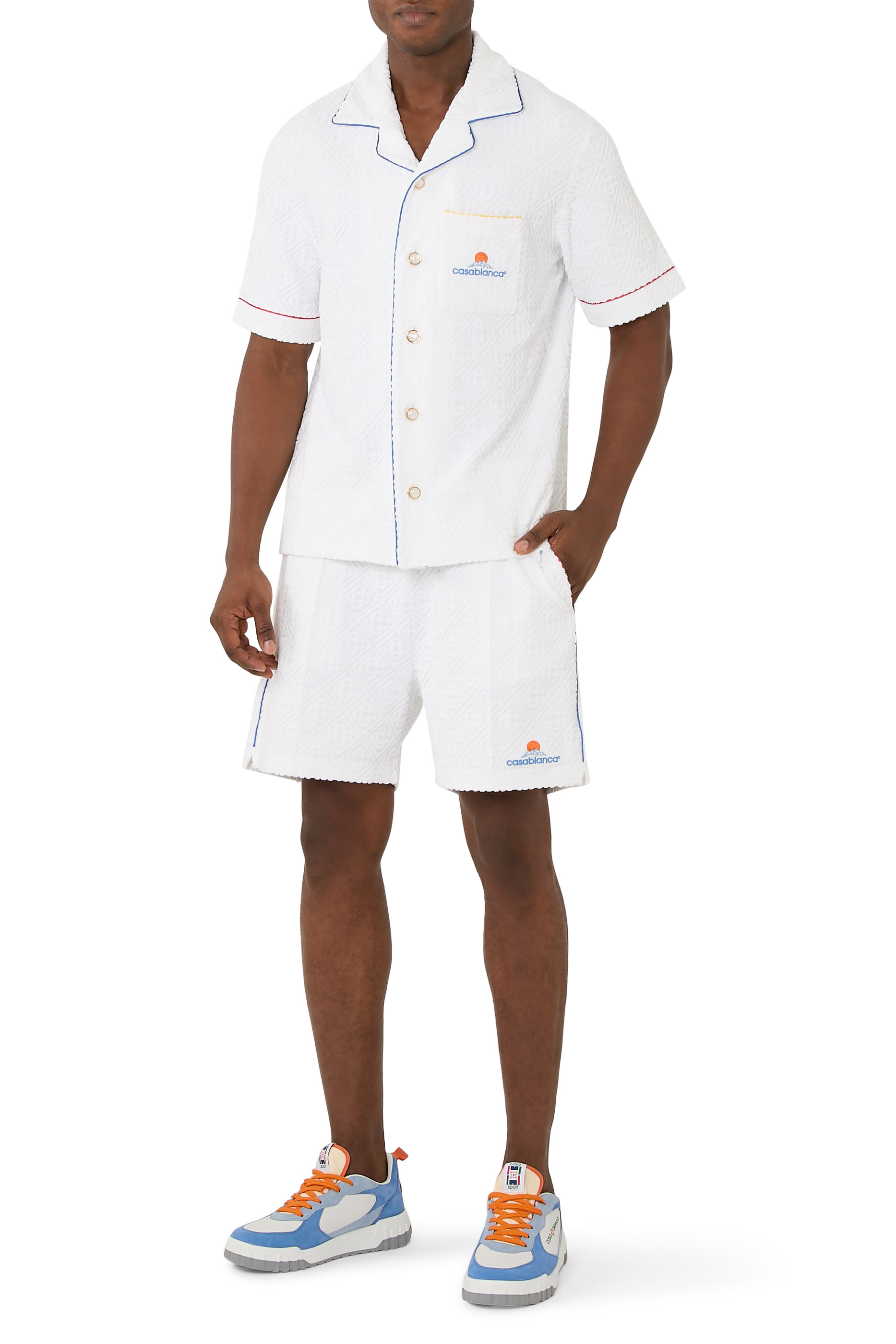 شورت بحروف شعار الماركة جاكار وقماش فائق الإمتصاص