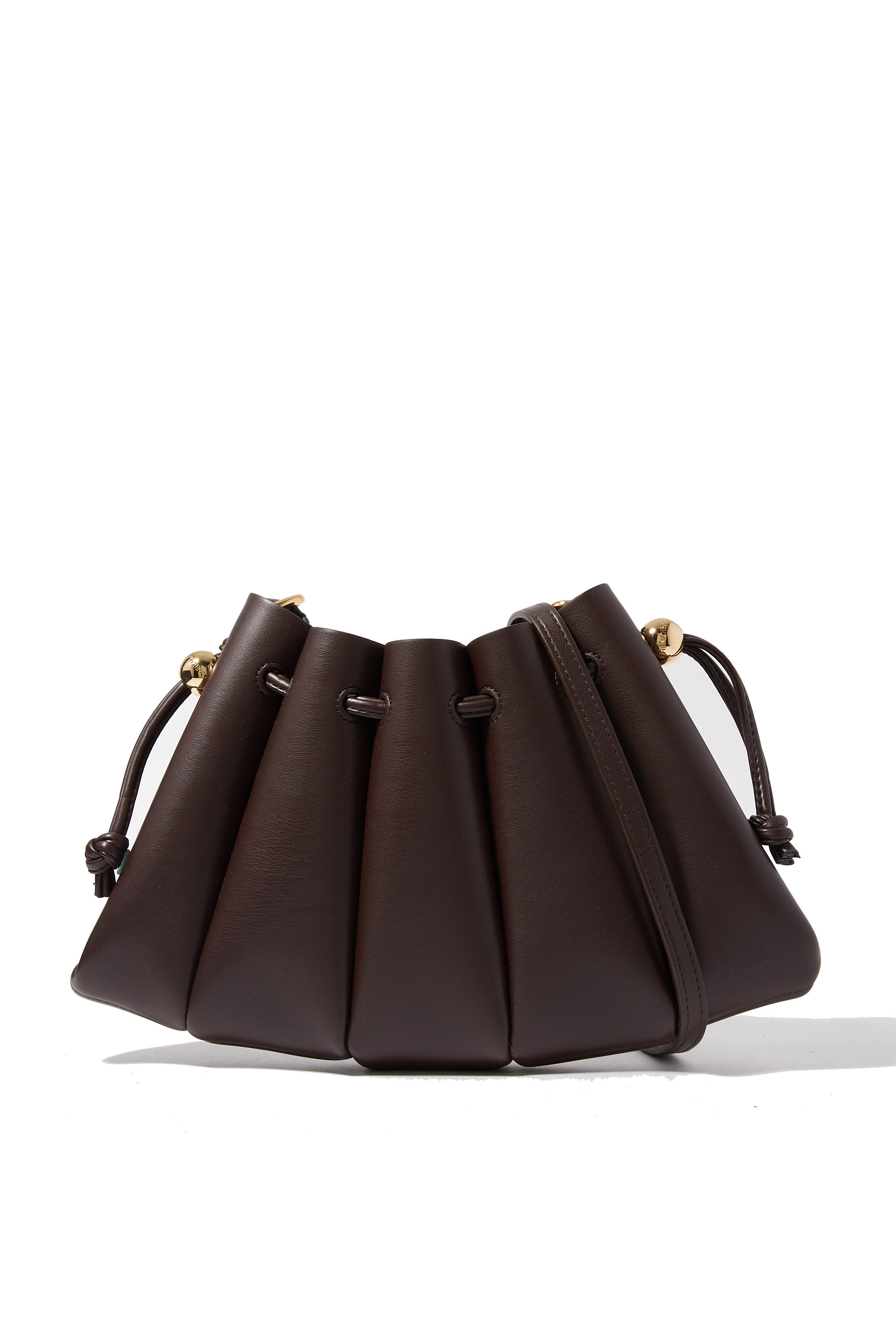 حقيبة كروس دافني بطيّات قماش نباتي