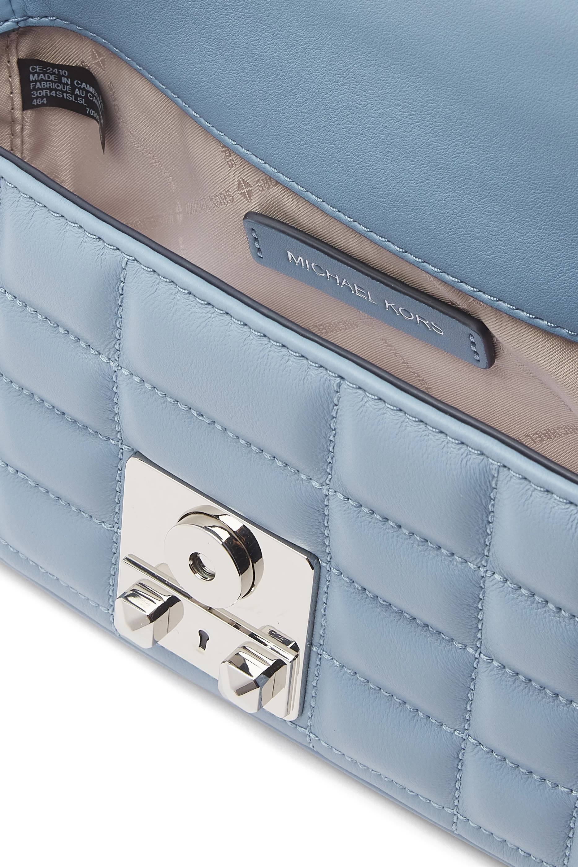 حقيبة كتف تريبيكا صغيرة جلد مبطن